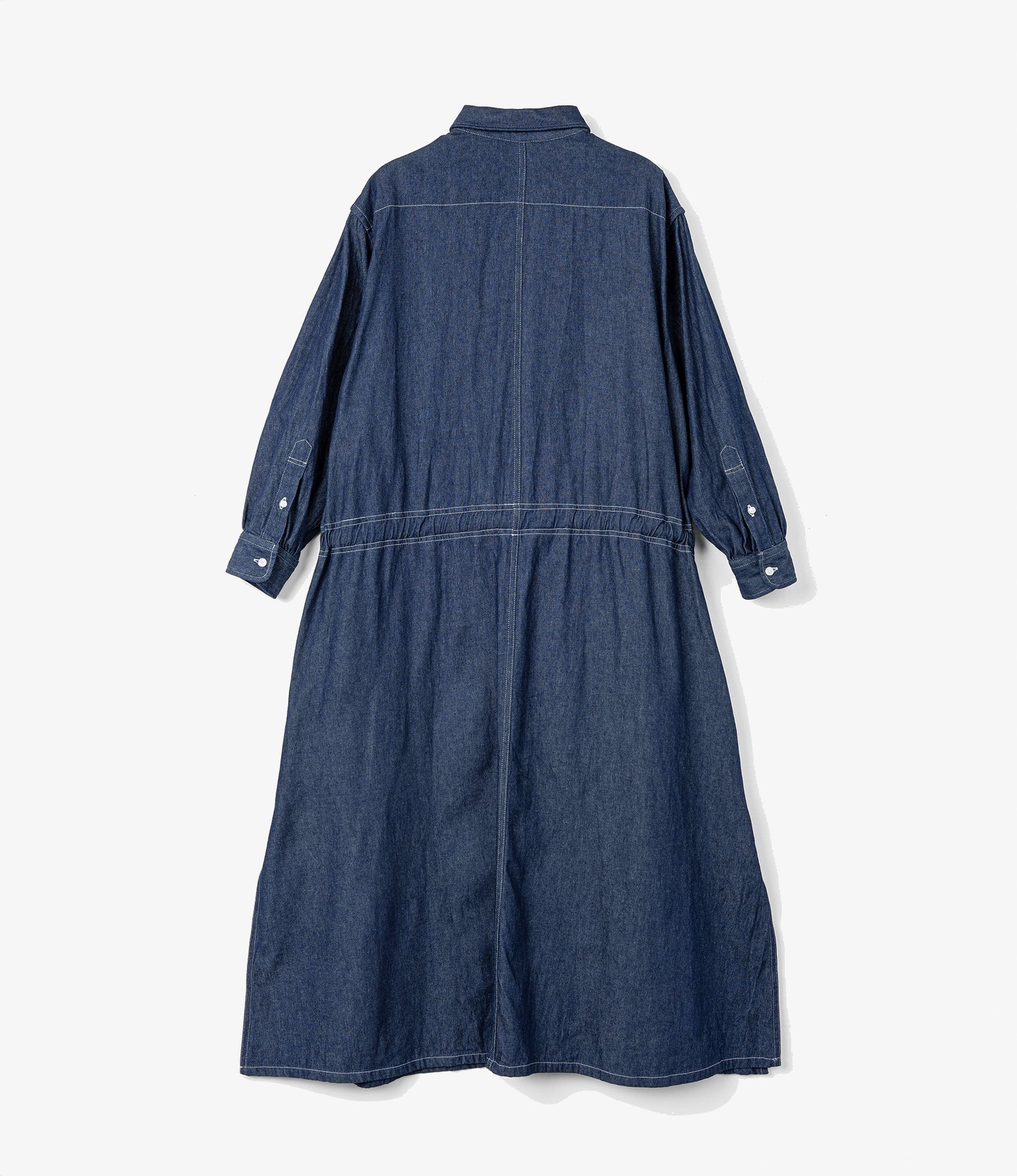 The Button Down Dress - Indigo 6.5oz Denim