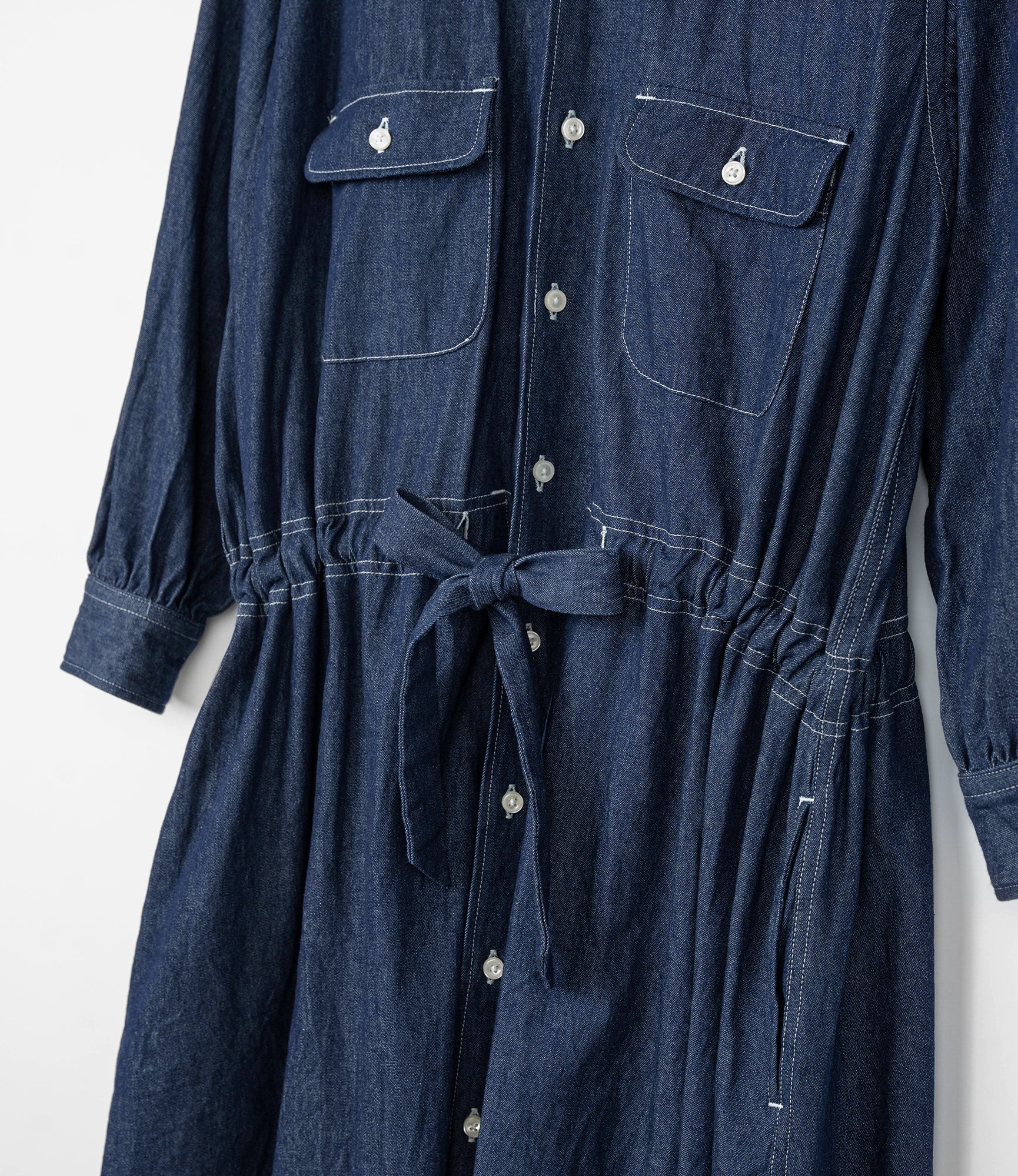 The Button Down Dress - Indigo 6.5oz Denim