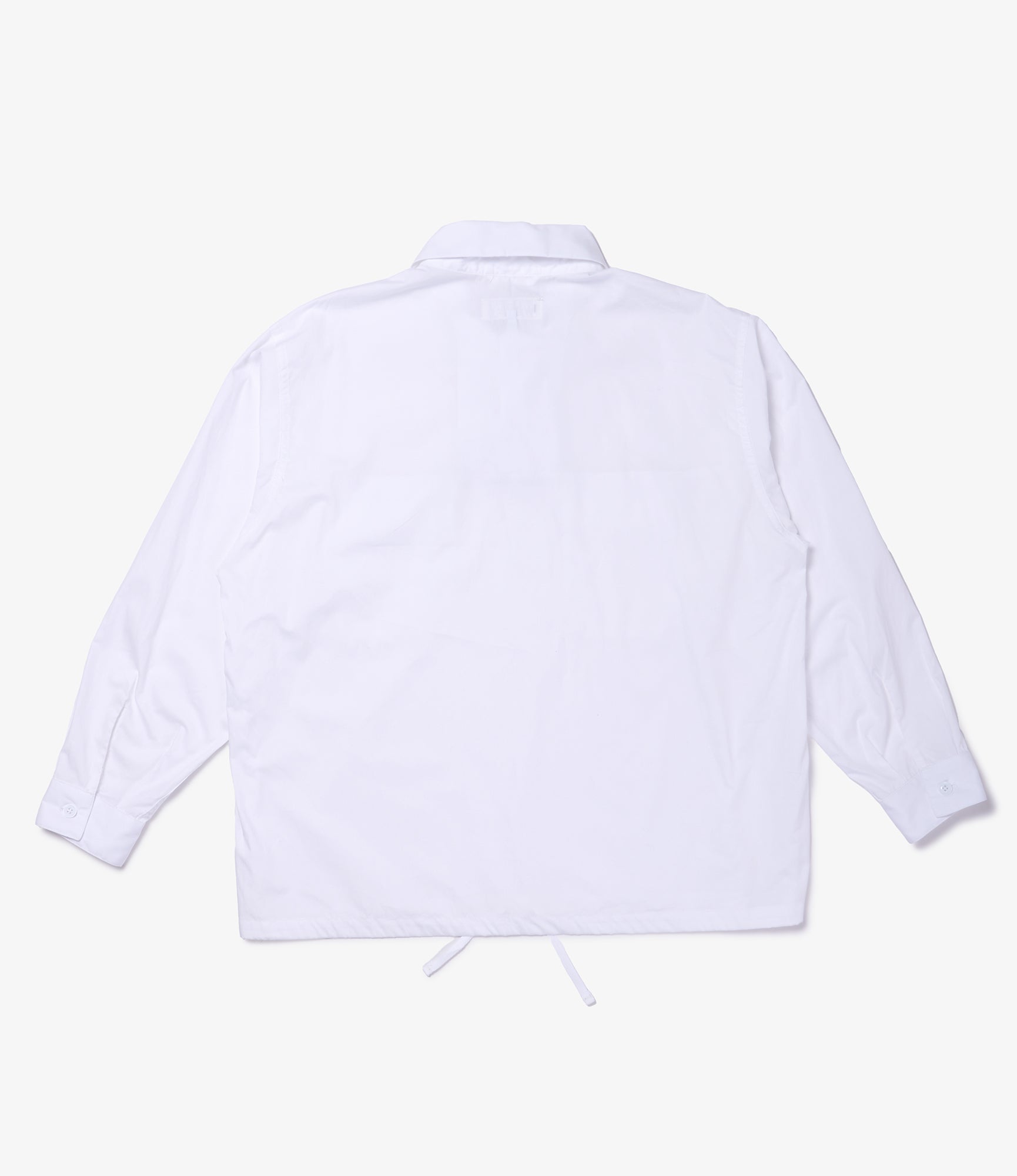 Jumper Shirt - White Superfine Poplin