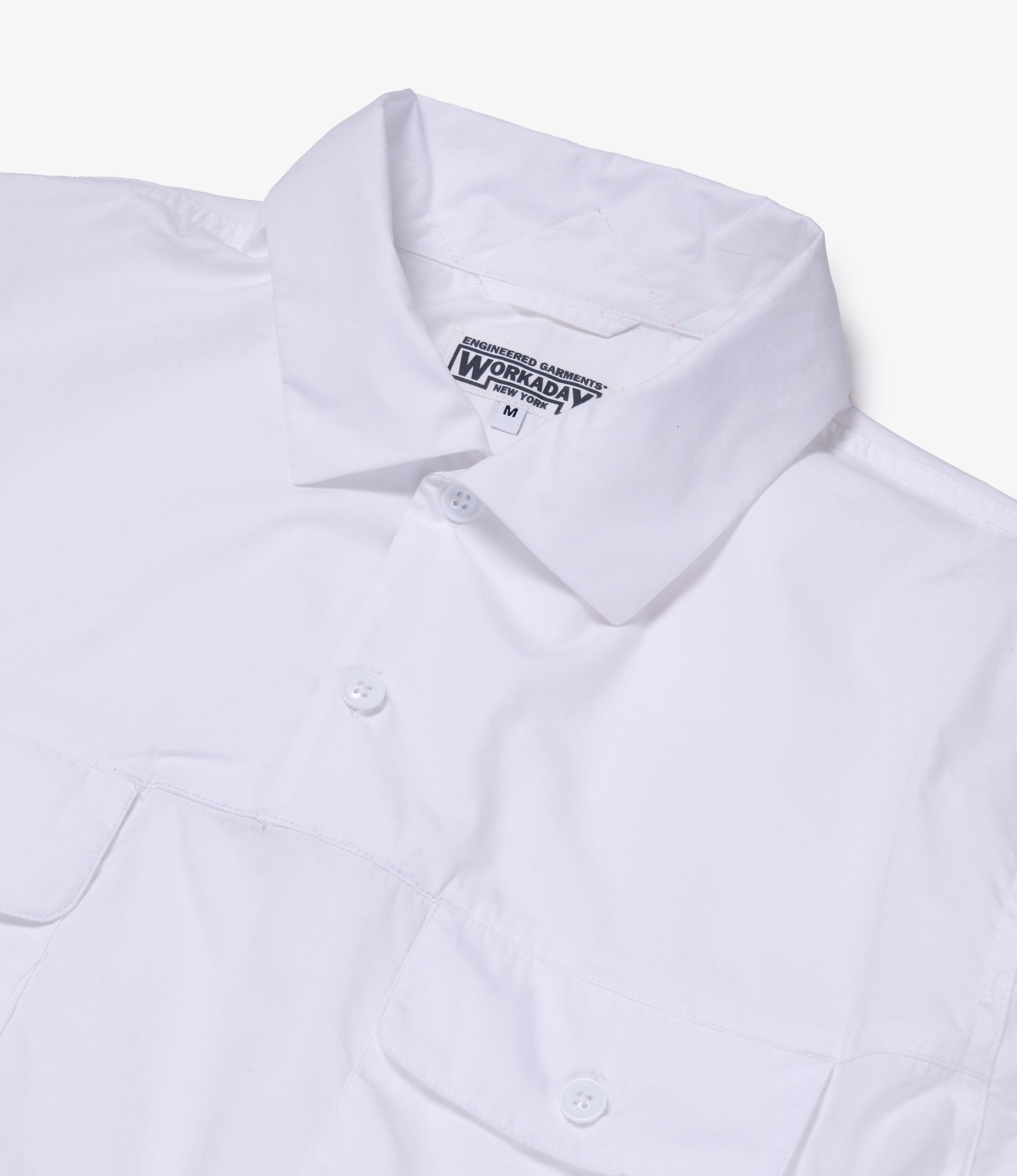 Jumper Shirt - White Superfine Poplin