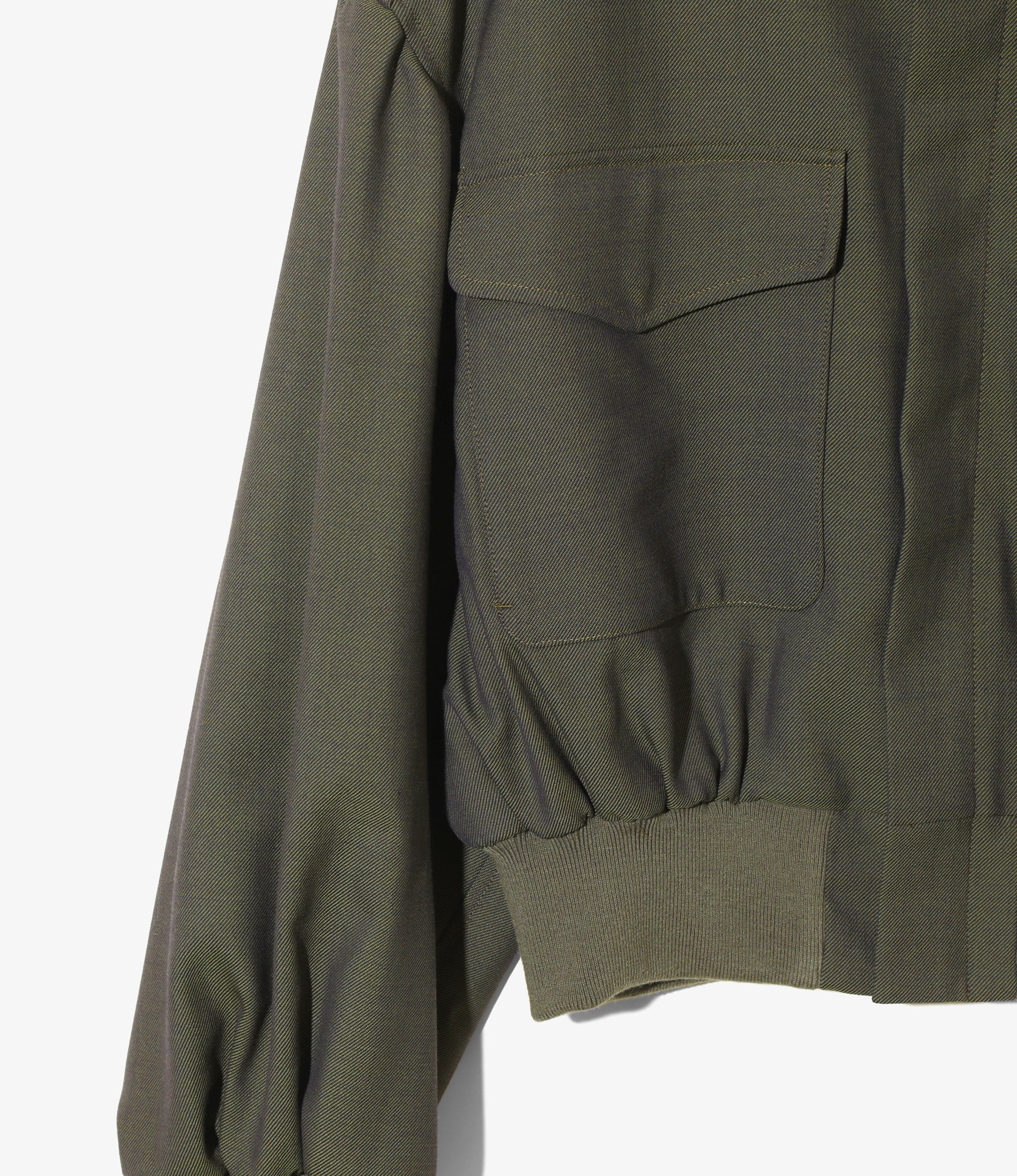 A-2 Type Jacket - Olive - Gabardine