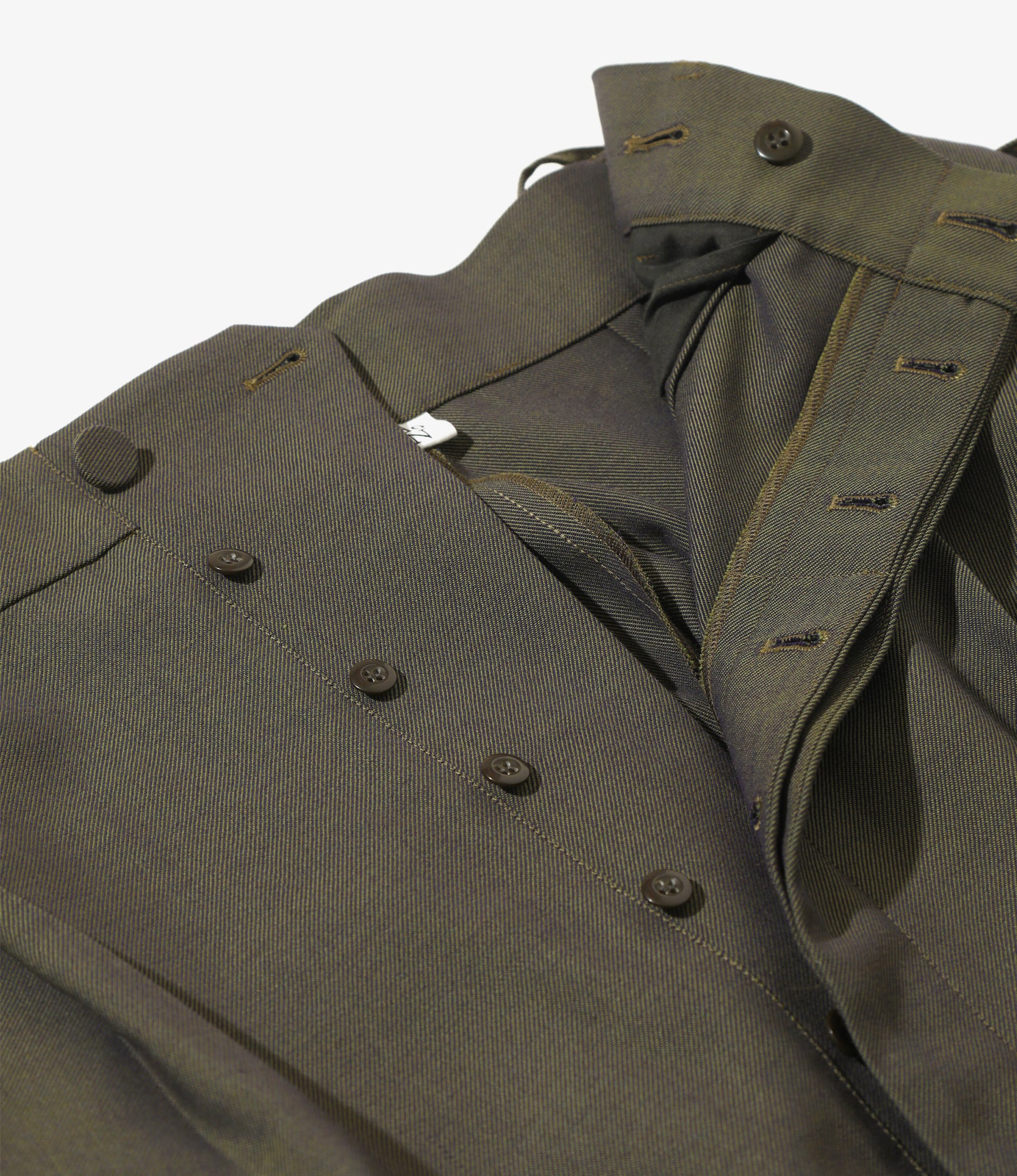 Officer Sarrouel Pants - Olive - Gabardine