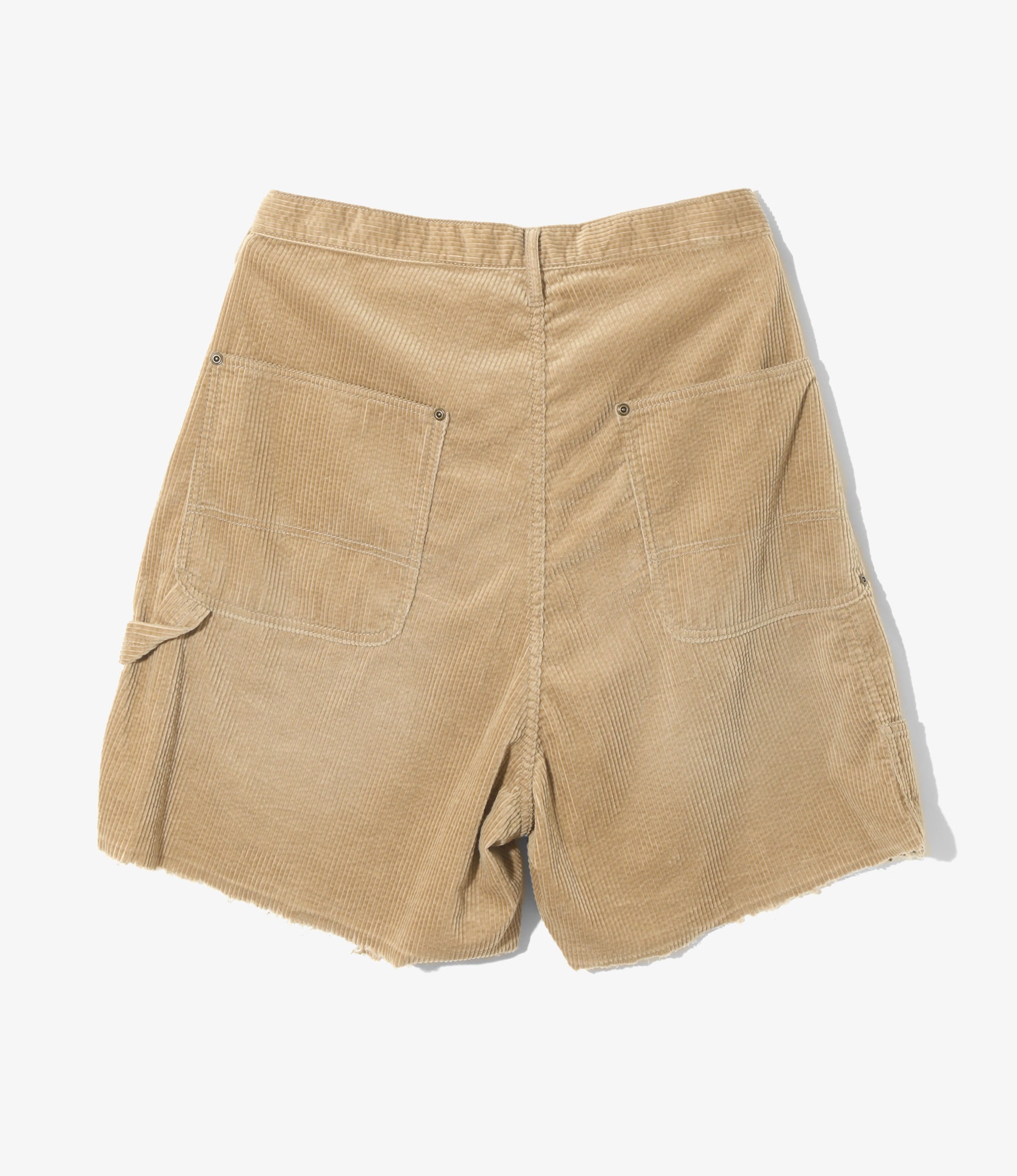 Painter Huge Shorts - Khaki - Corduroy