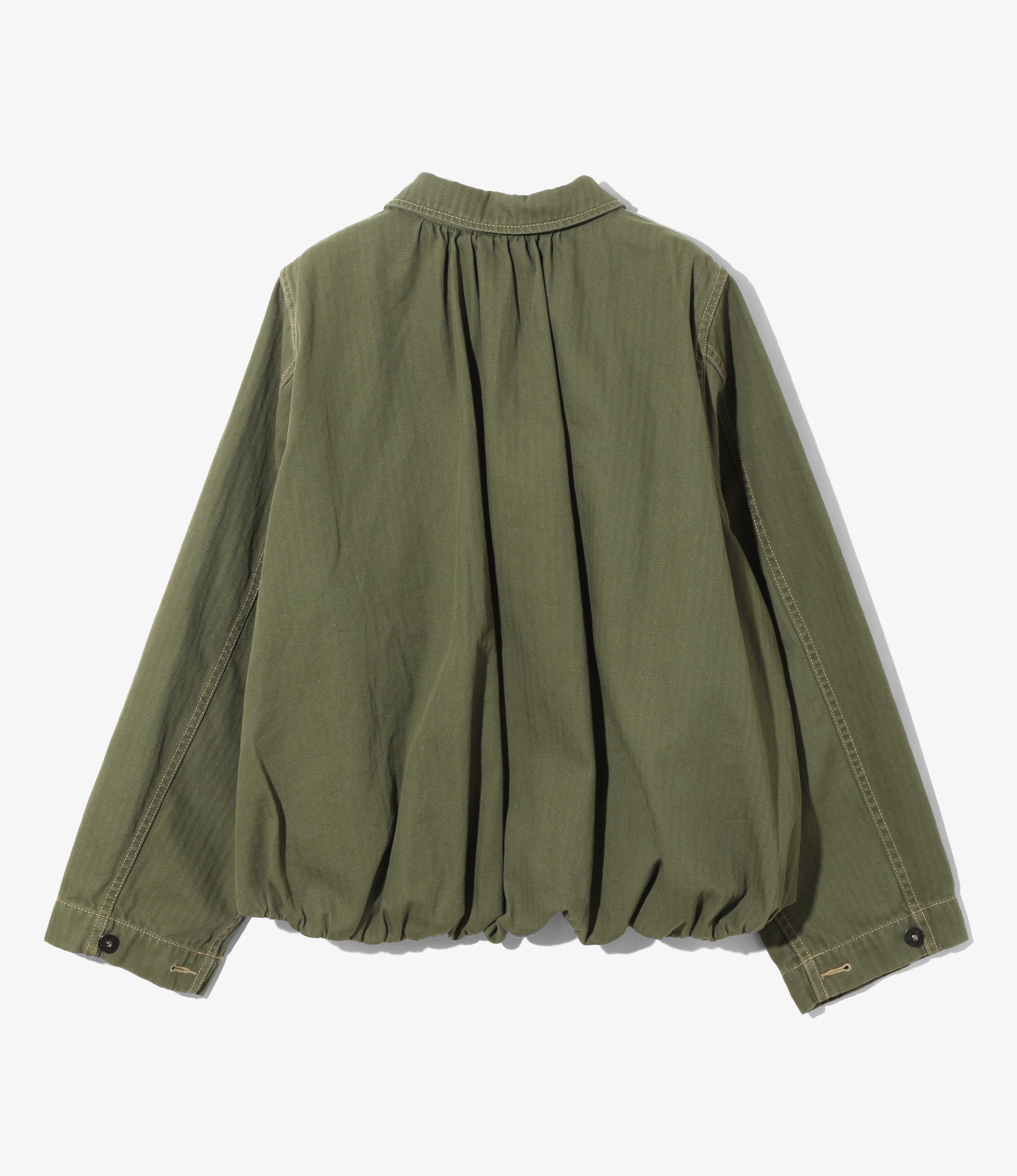 Utility Jacket - Olive - Herringbone