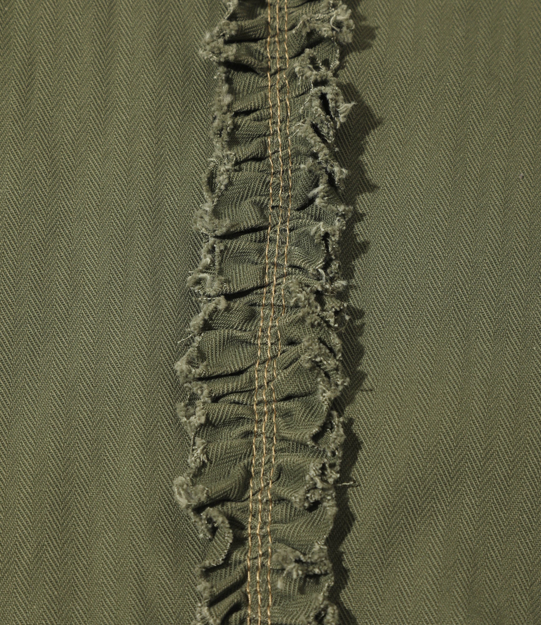 Utility Pants - Olive - Herringbone