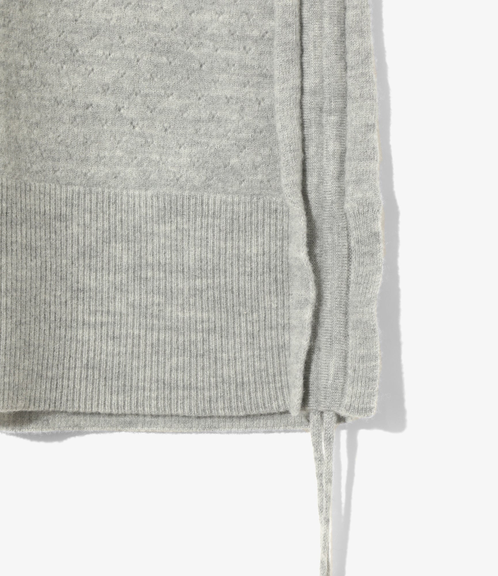 Apron Dress - H. Grey - Boiled Knit