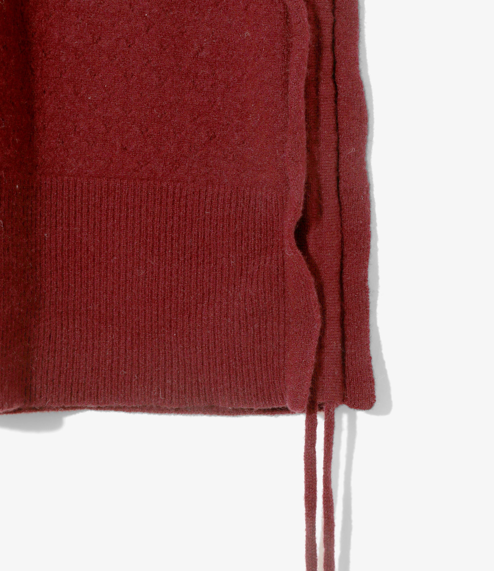 Apron Dress - Burgundy - Boiled Knit