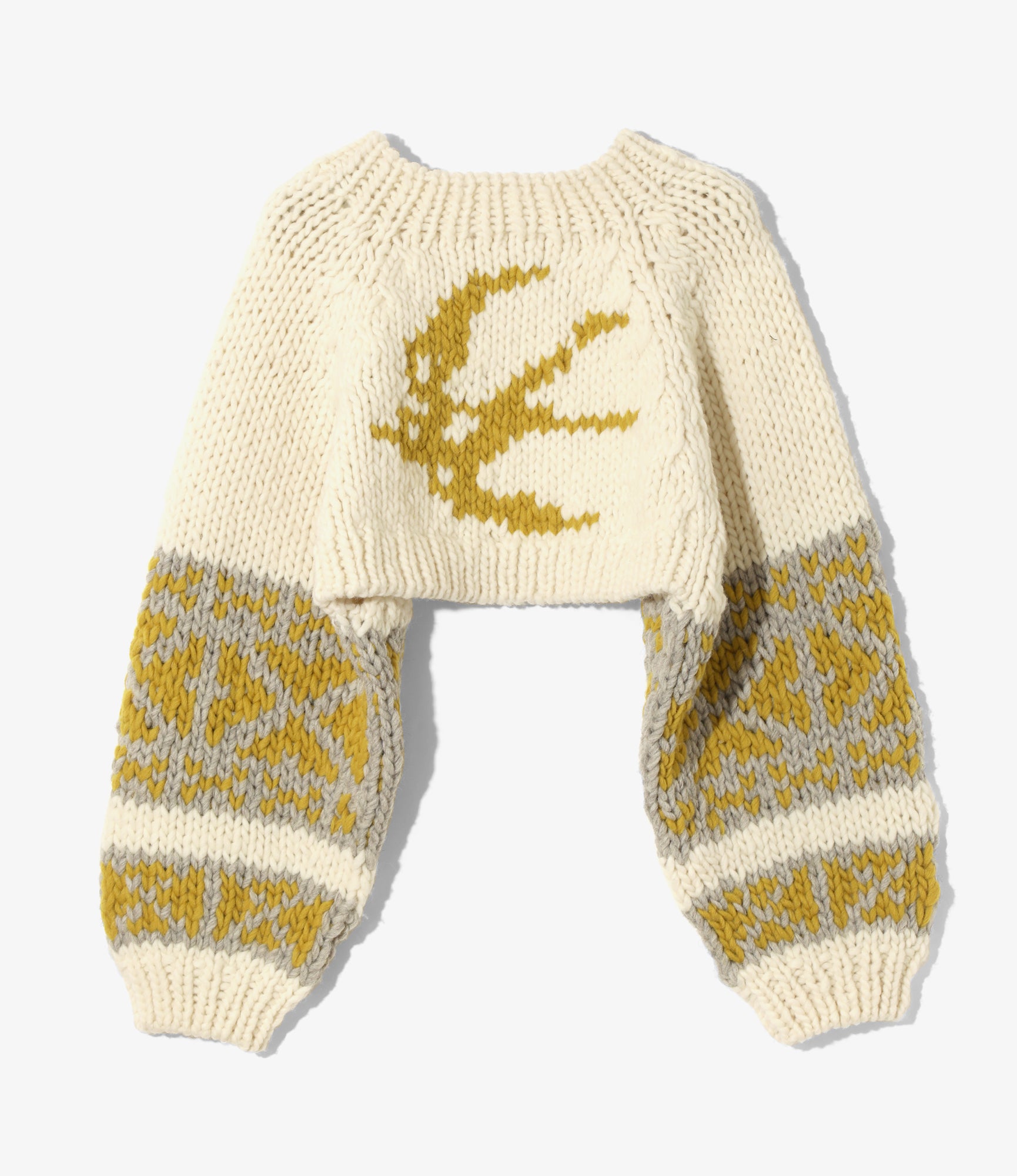 Cowichan Knit Bolero - Ivory