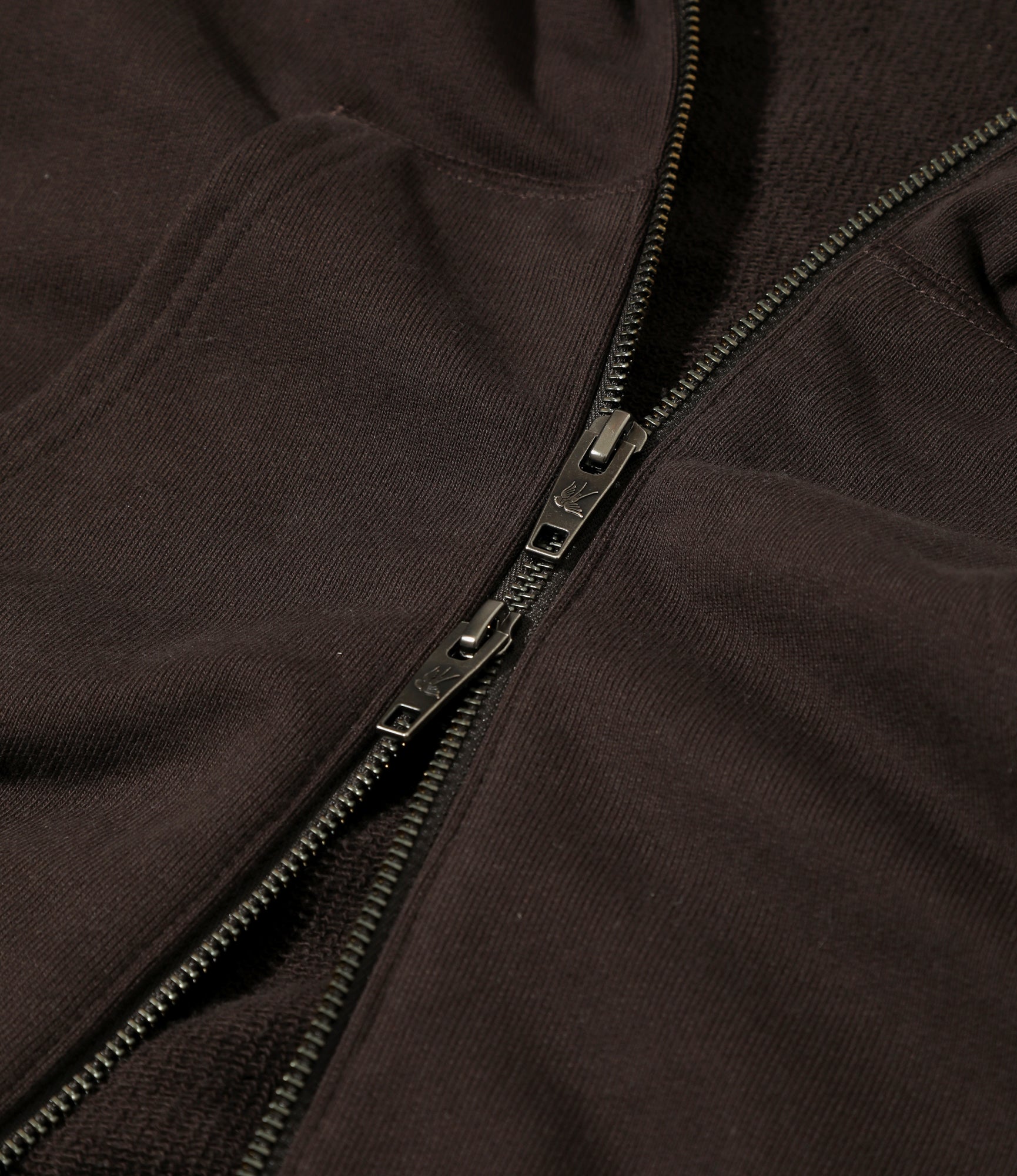 Hoody Sweatshirt - Dk. Brown - French Terry