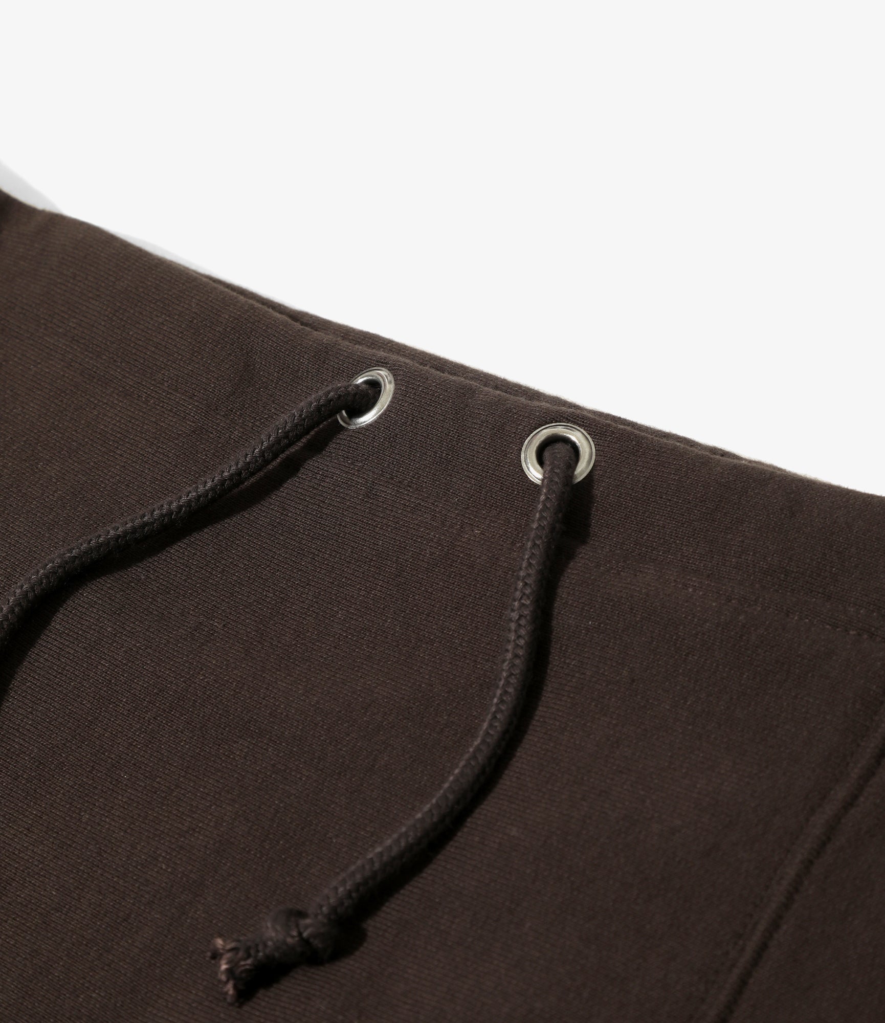 Deep Slit Skirt - Dk. Brown - French Terry