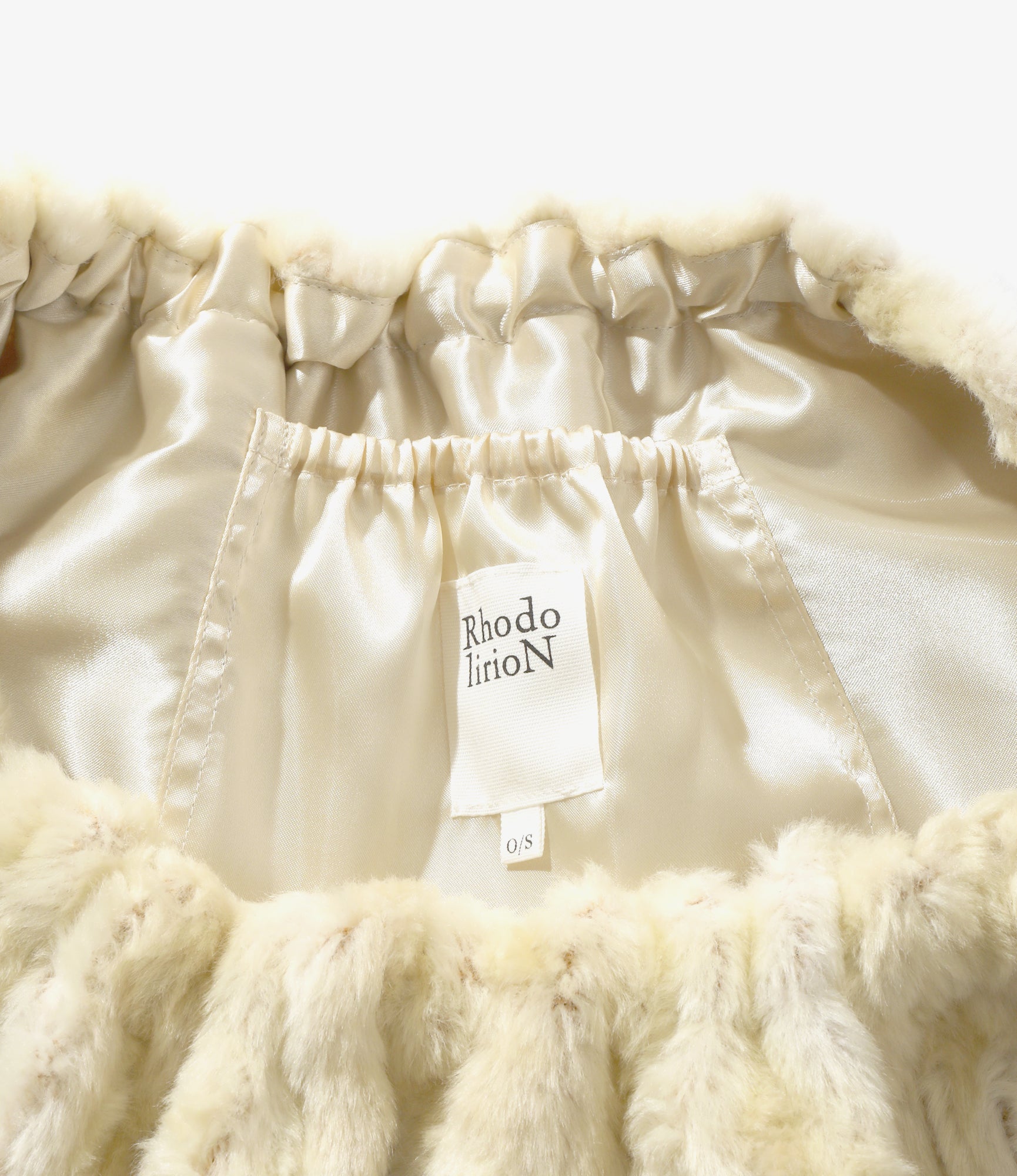 Variation Apron - Natural - Eco Fur