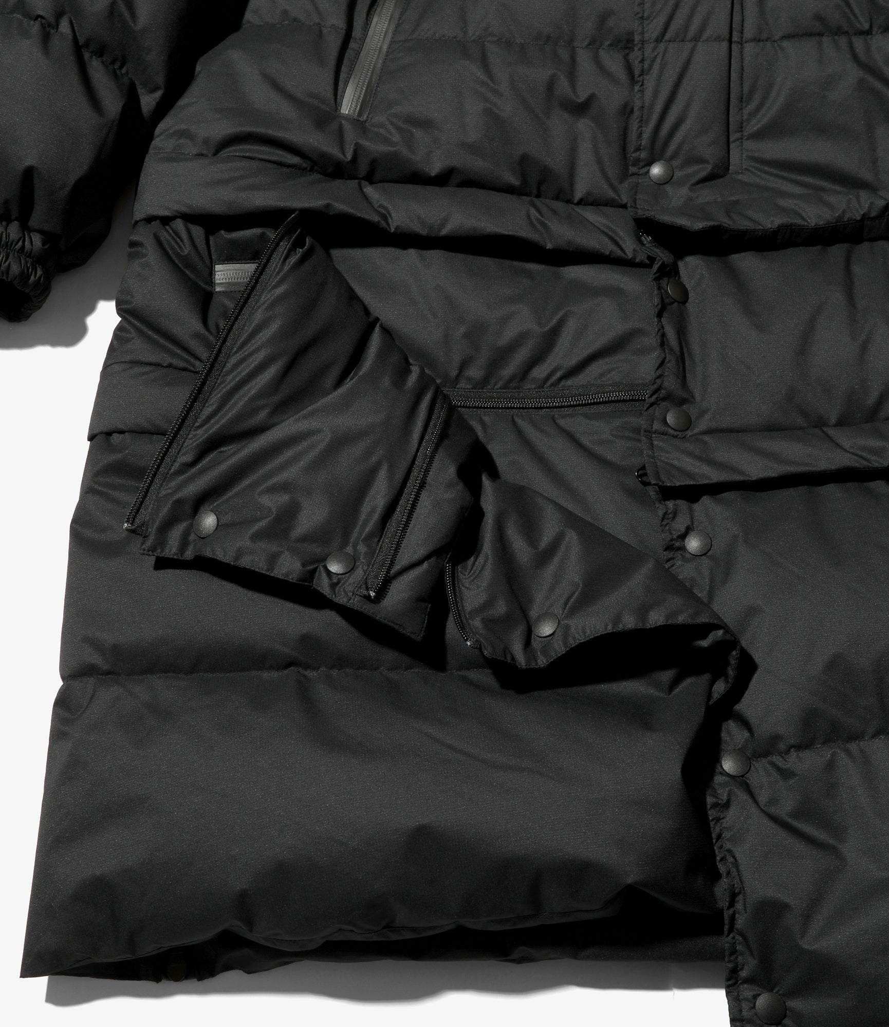Engineered Garments x Nanga - Detachable Down Coat - Black