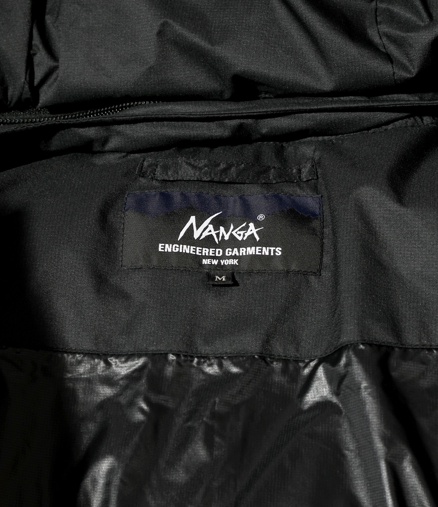 Engineered Garments x Nanga - Detachable Down Coat - Black