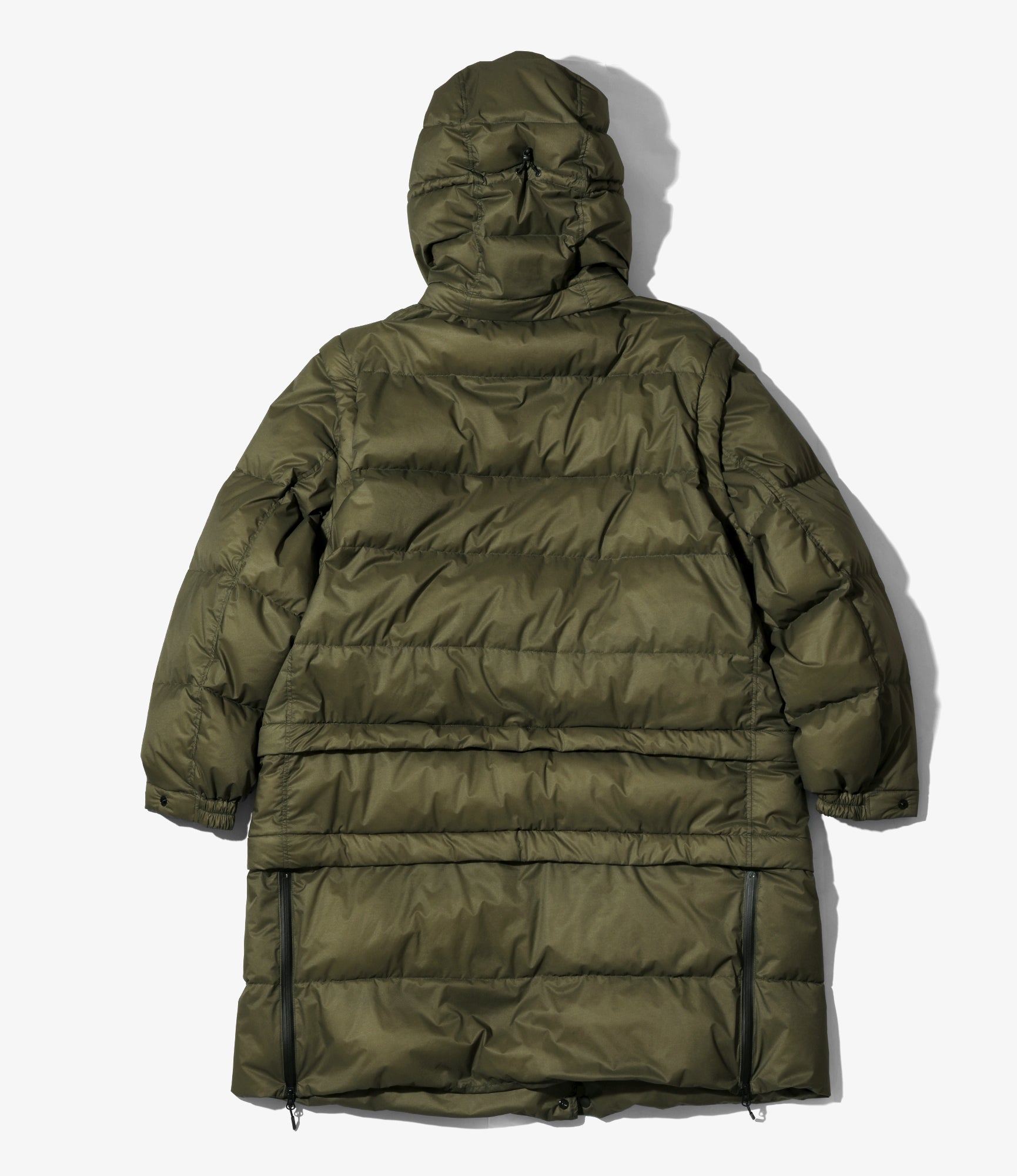 Engineered Garments x Nanga - Detachable Down Coat - Khaki