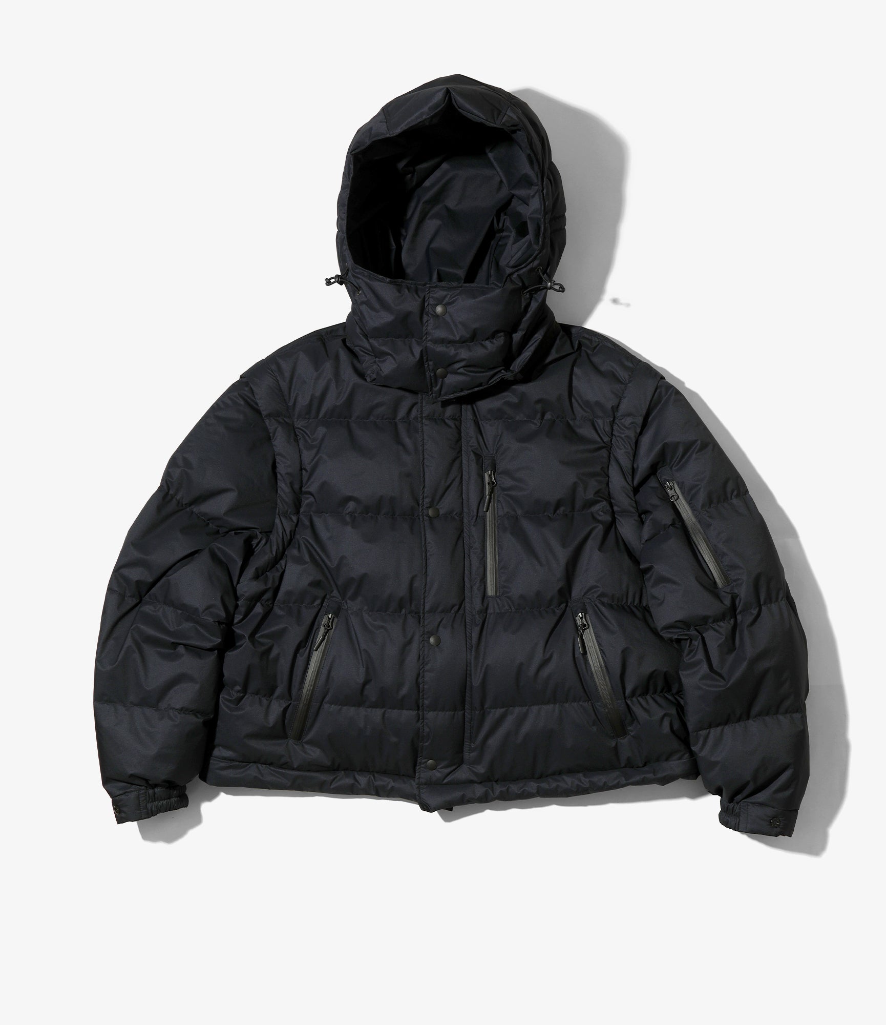 Engineered Garments x Nanga - Detachable Down Coat - Dk. Navy