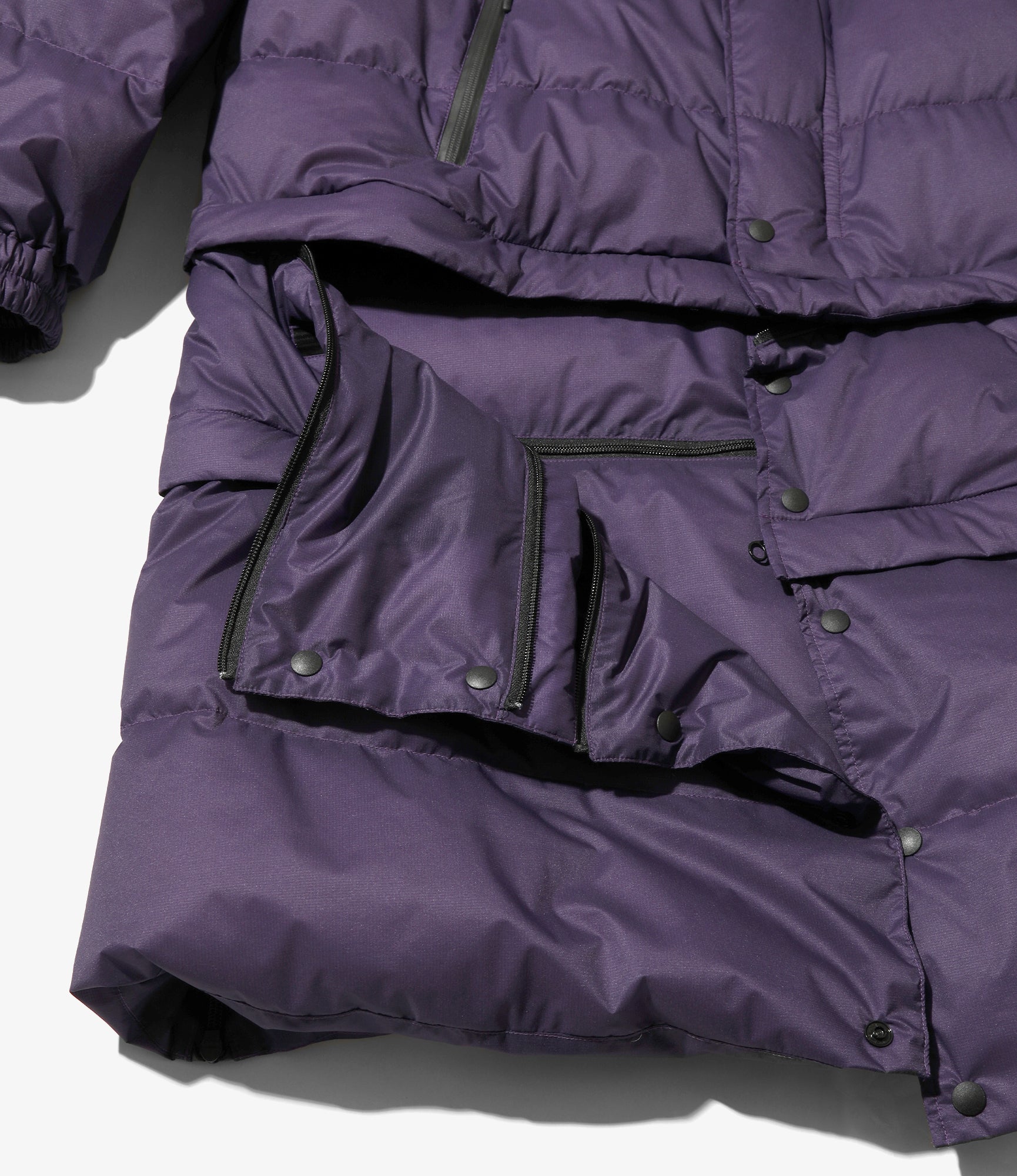 Engineered Garments x Nanga - Detachable Down Coat - Purple