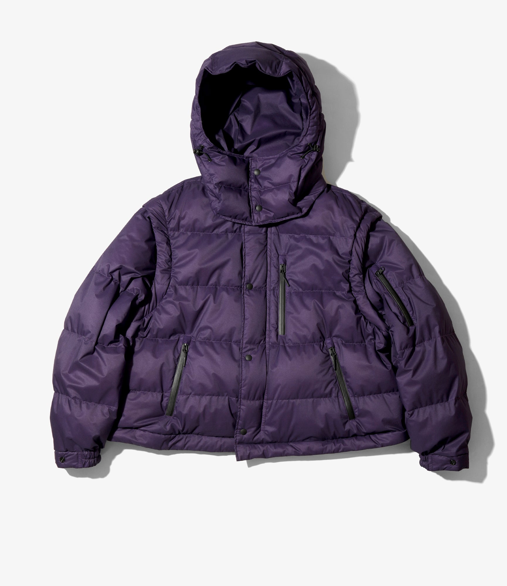 Engineered Garments x Nanga - Detachable Down Coat - Purple
