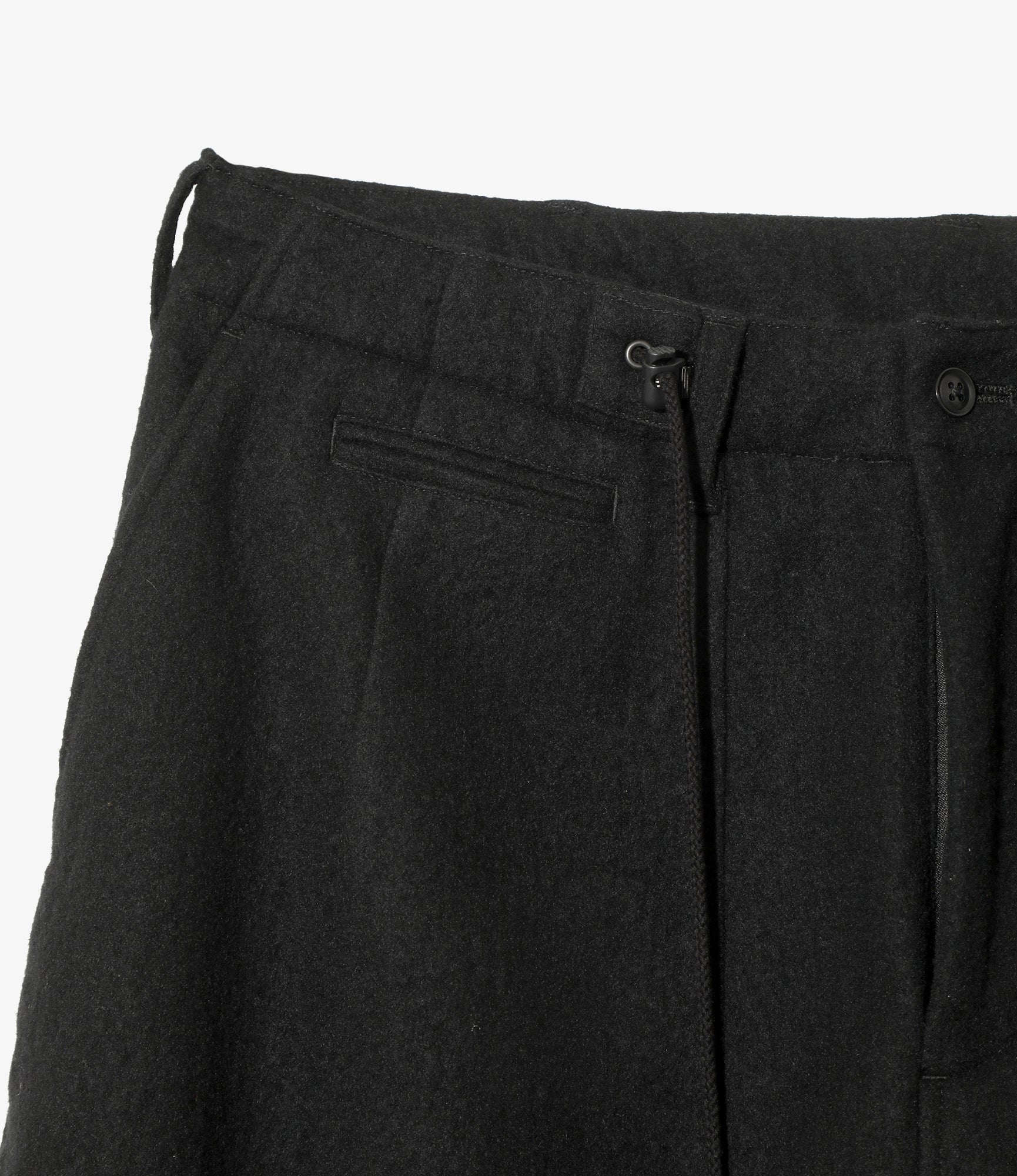 H.D. Military Pant - Black - Shrunk Wool
