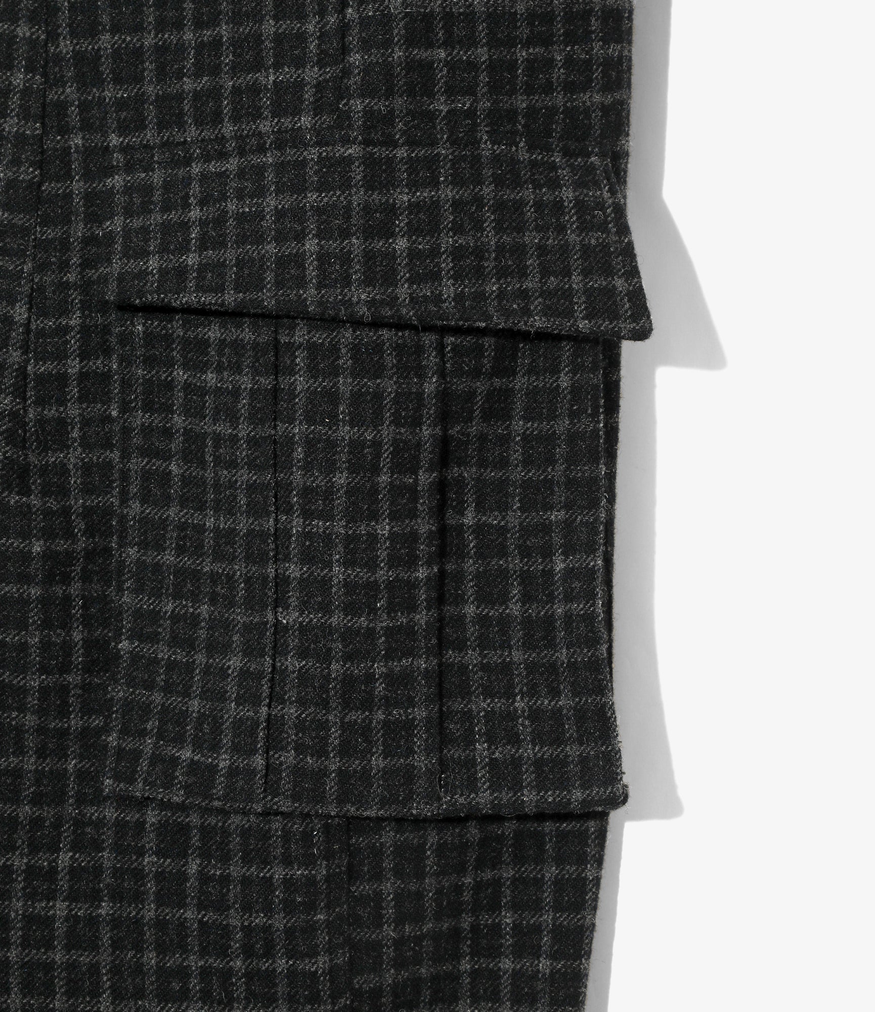 Women's H.D. BDU Pant - Charcoal - Wool Tweed Plaid
