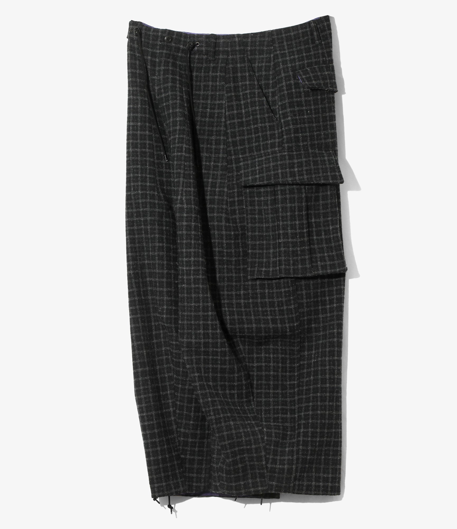 Women's H.D. BDU Pant - Charcoal - Wool Tweed Plaid