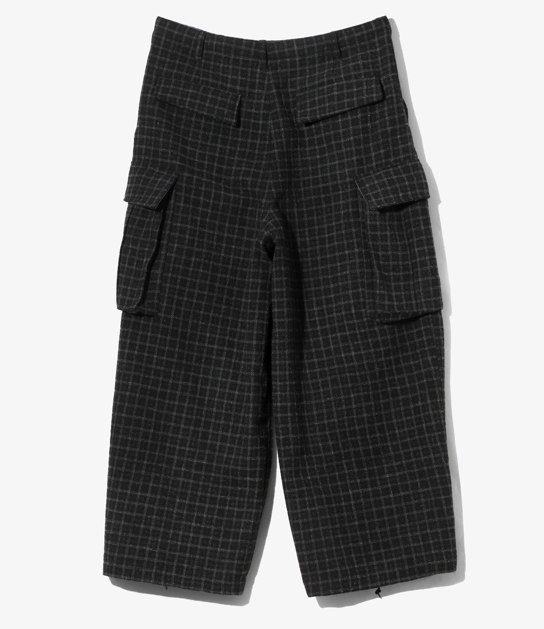 Women's H.D. BDU Pant - Charcoal - Wool Tweed Plaid