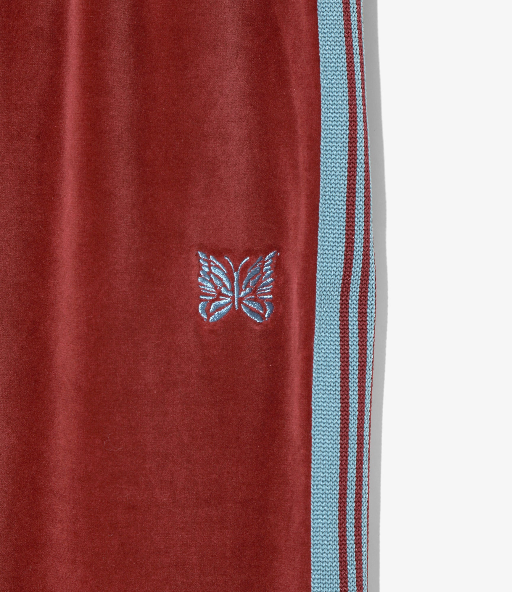 Women's Pencil Skirt - Burgundy - C/PE Velour