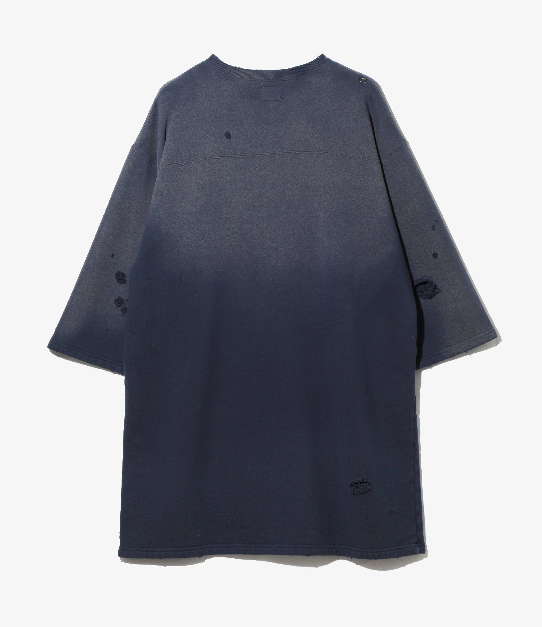 Nepenthes Special - Women's Deconstructed Hockey Dress - Navy - Cotton French Terry