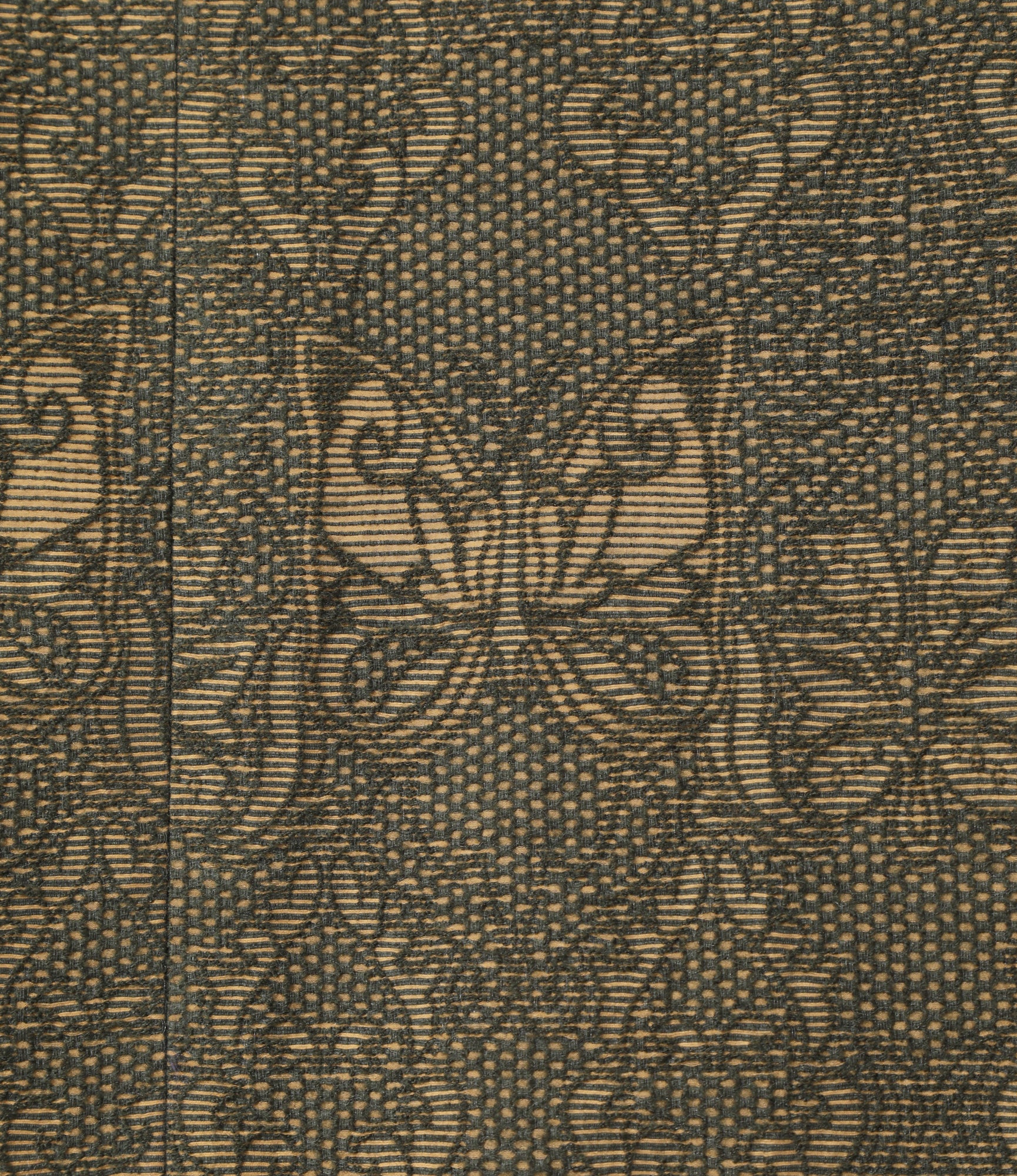 Women's Stand Collar Jacket - Green - Papillon Jacquard