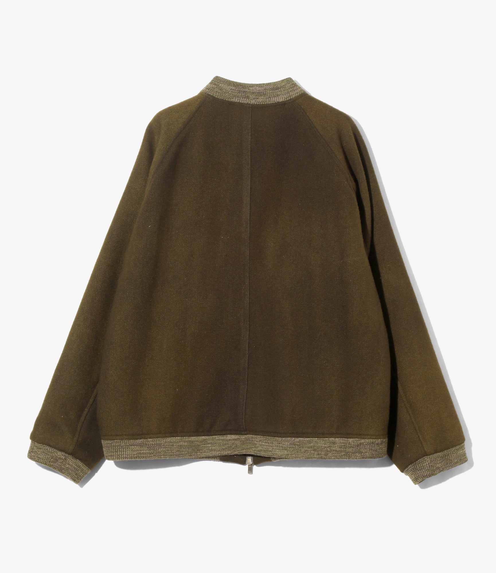 B.B. Jacket - Olive - Wool Uneven Dye