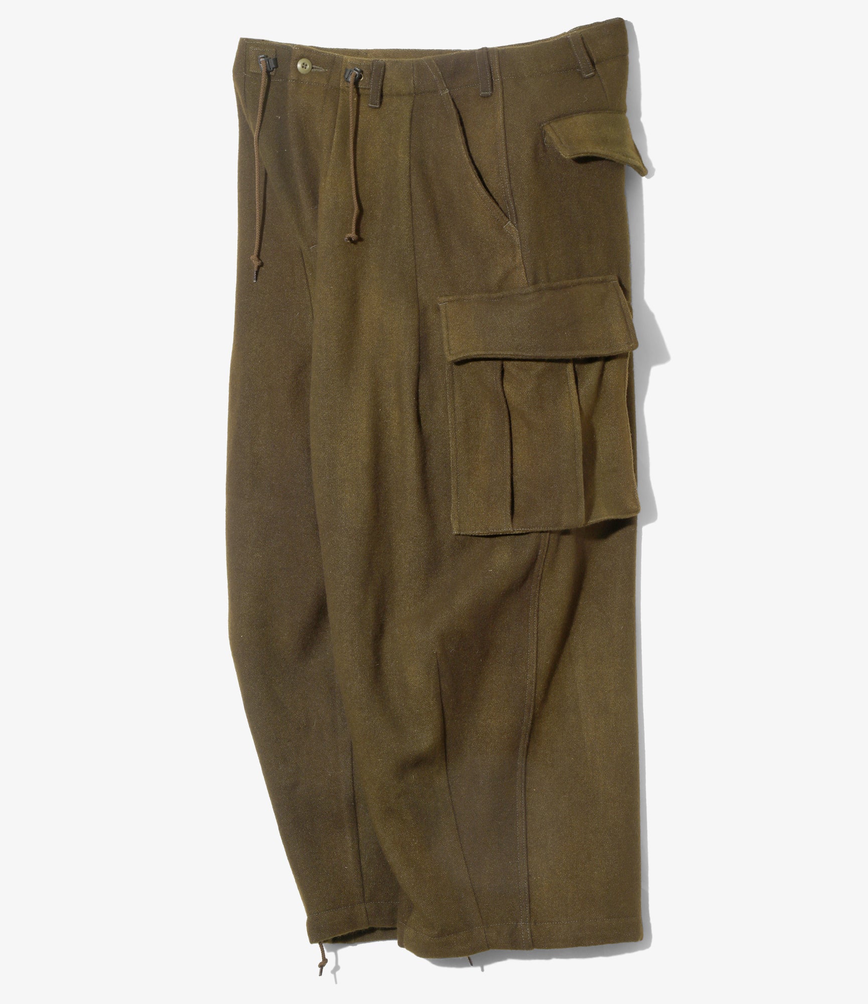 H.D. BDU Pant - Olive - Wool Uneven Dye