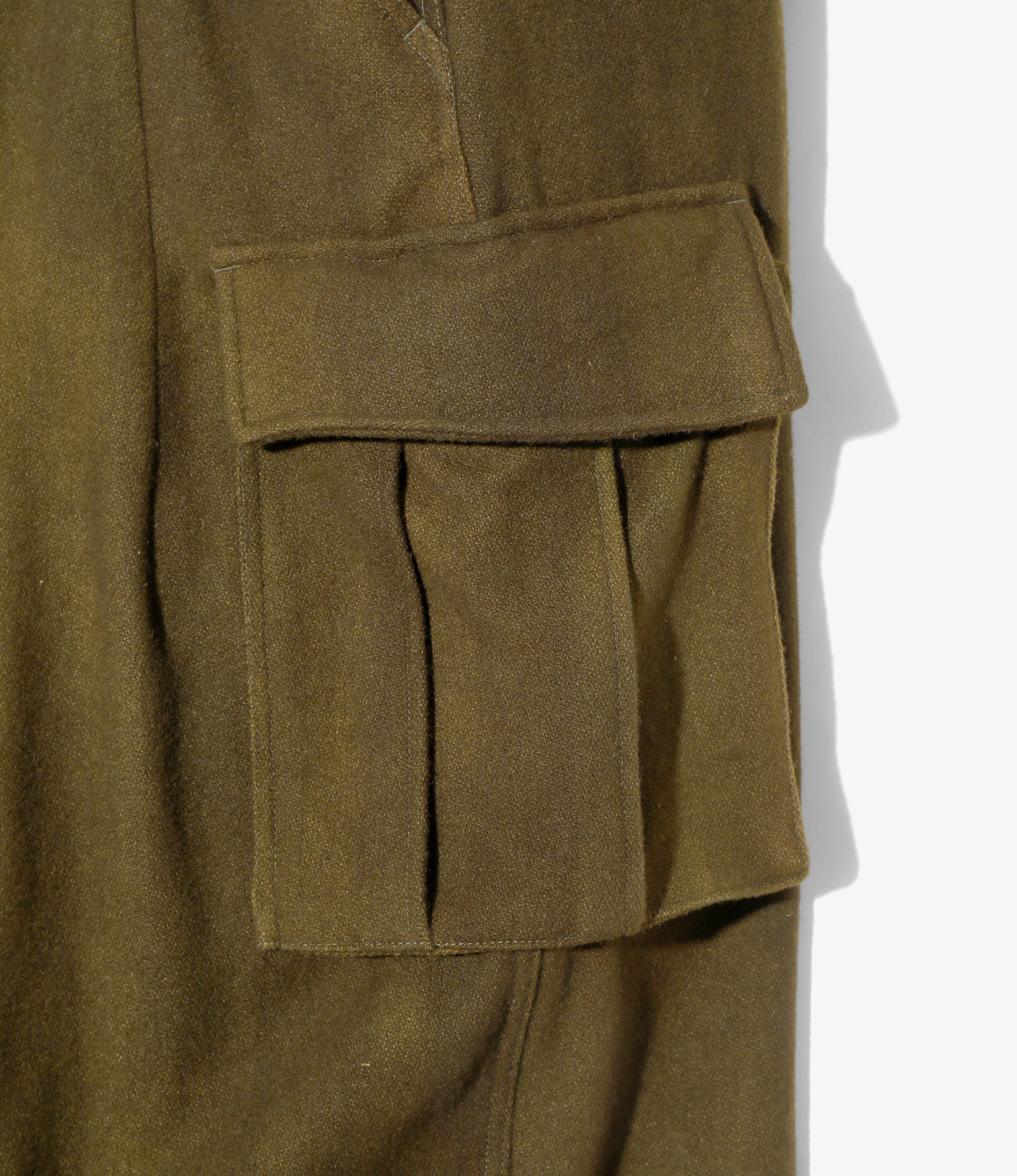 H.D. BDU Pant - Olive - Wool Uneven Dye
