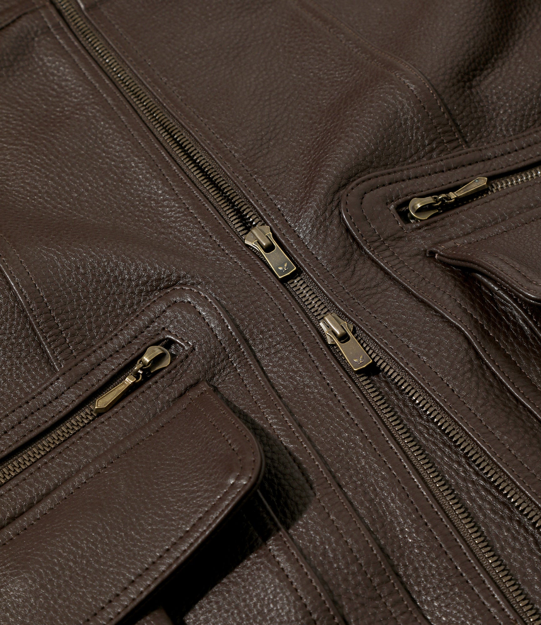 Southern Jacket - Brown - Grained Leather