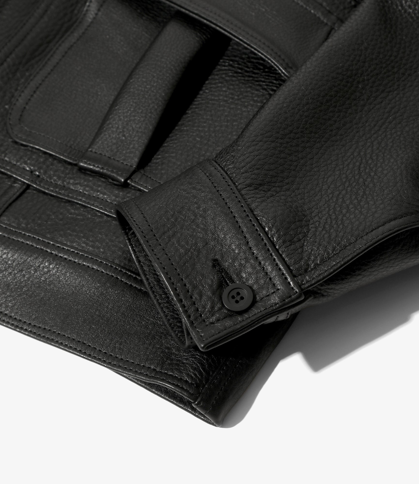 Southern Jacket - Black - Grained Leather