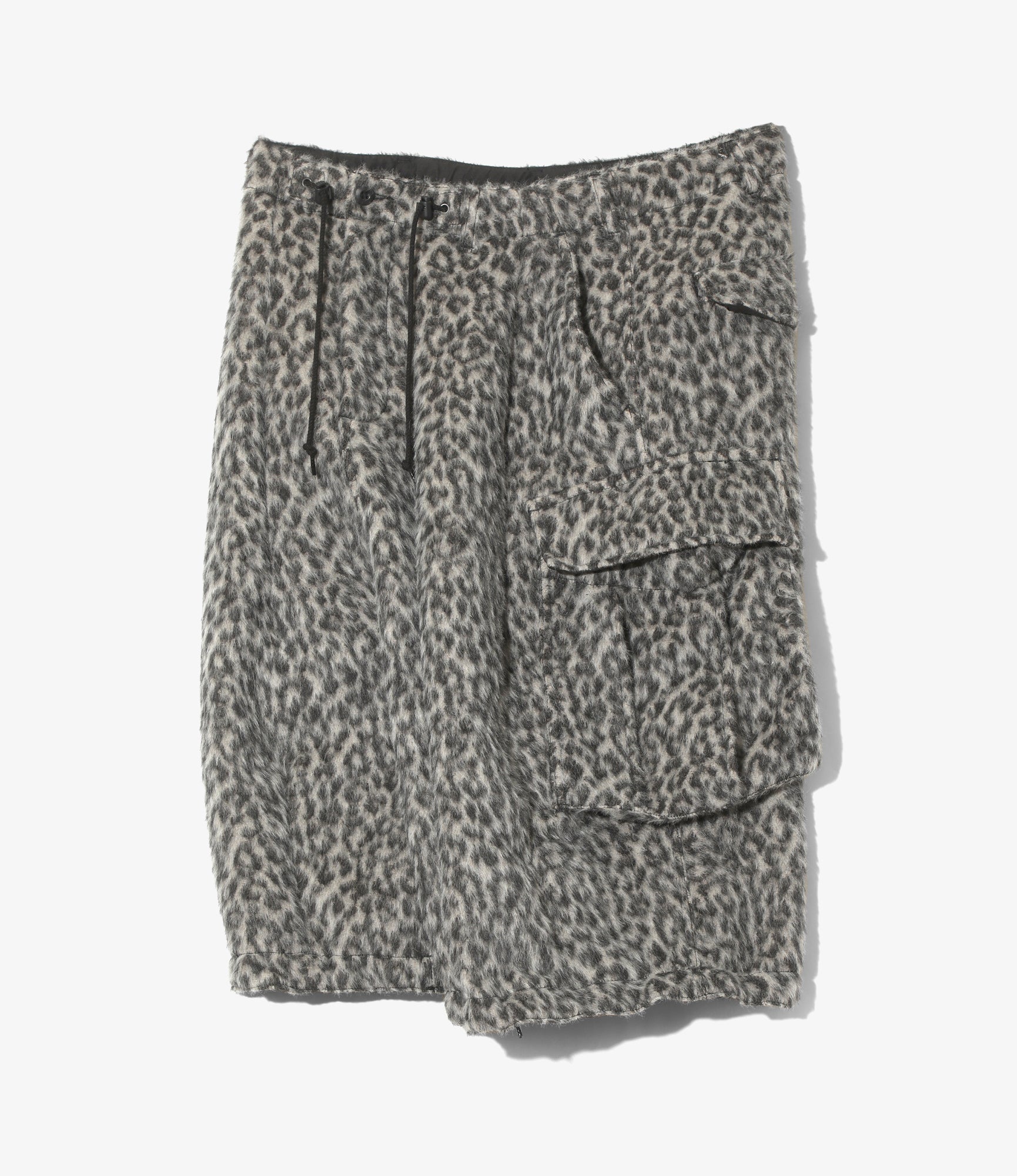 Cropped H.D. BDU Pant - Leopard - Alpaca Shaggy