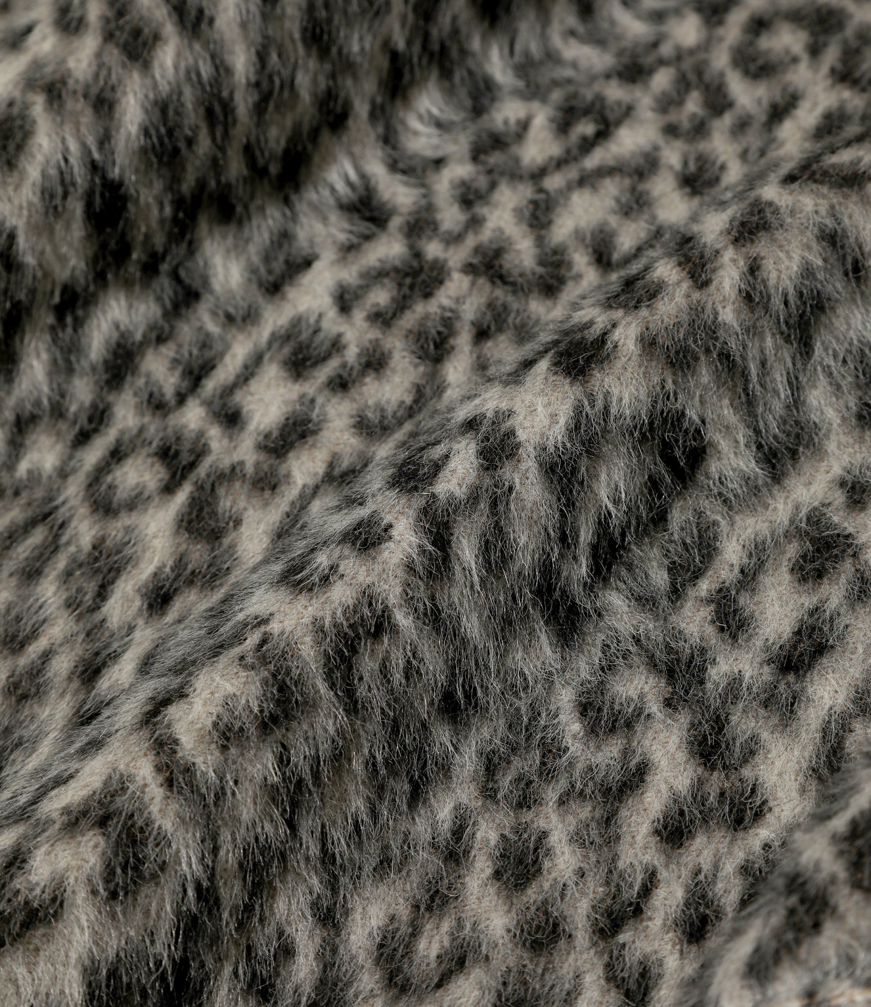 Women's Balloon Skirt - Leopard - Alpaca Shaggy