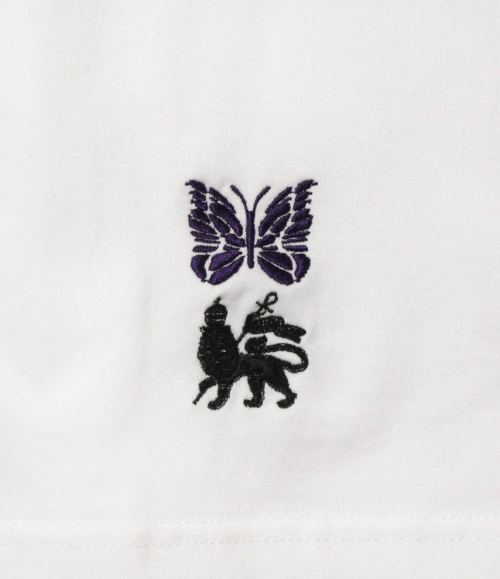 Needles x Sasquatchfabrix - Slowgun Tee - White - Peace to World