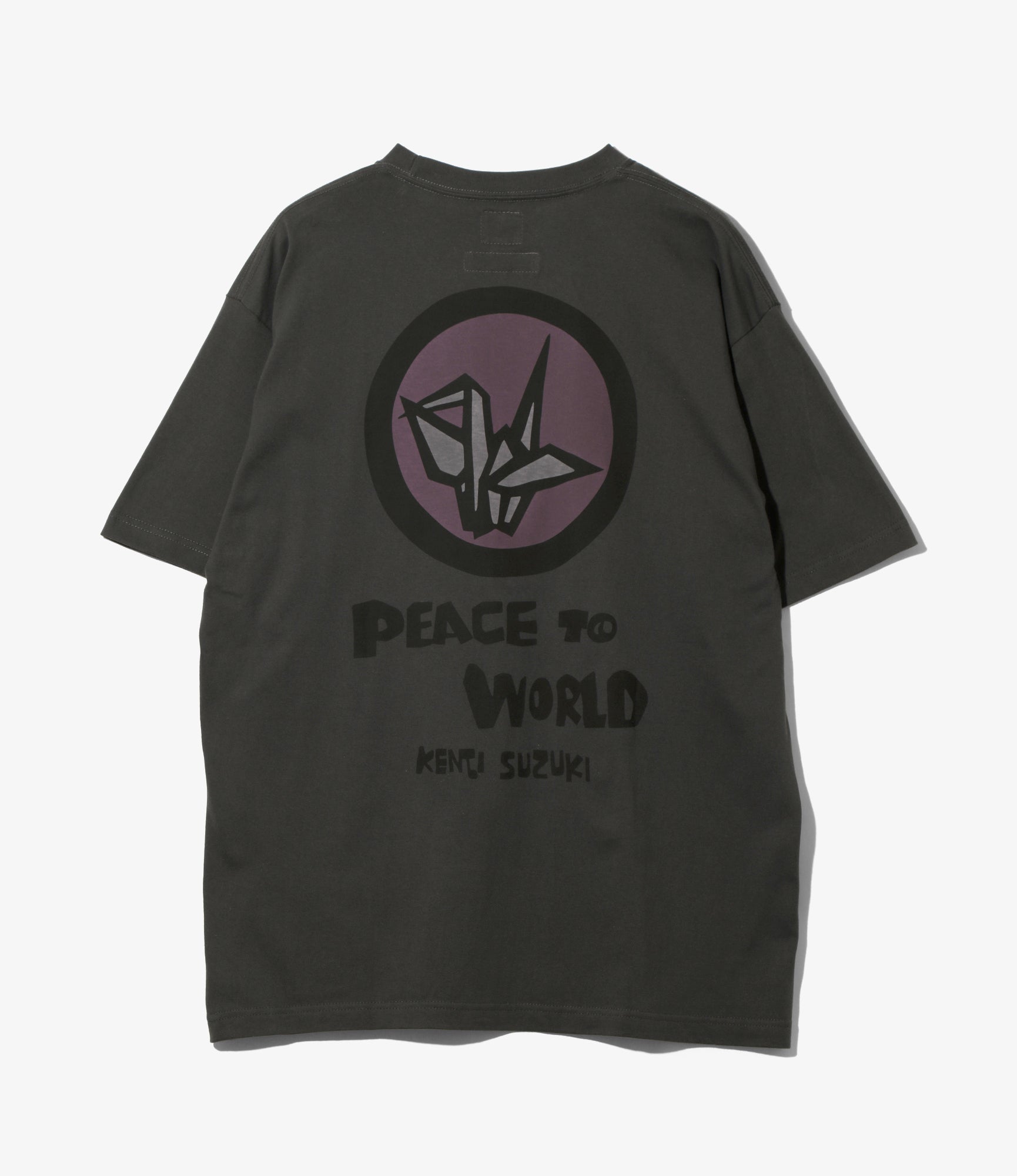 Needles x Sasquatchfabrix - Slowgun Tee - Sumi - Peace to World