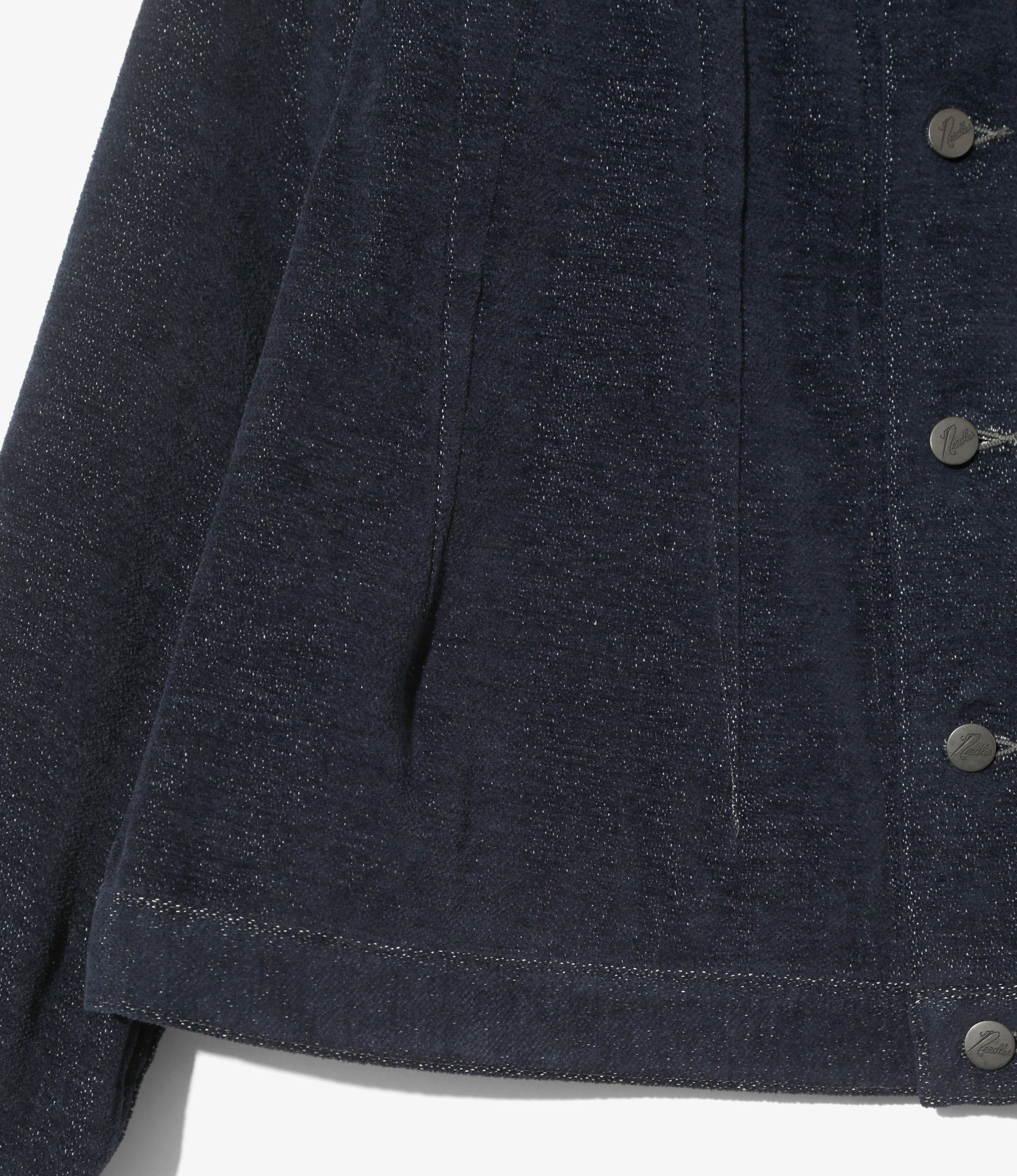 Women's Darts Jean Jacket - Navy - Cotton / Washi Chenille