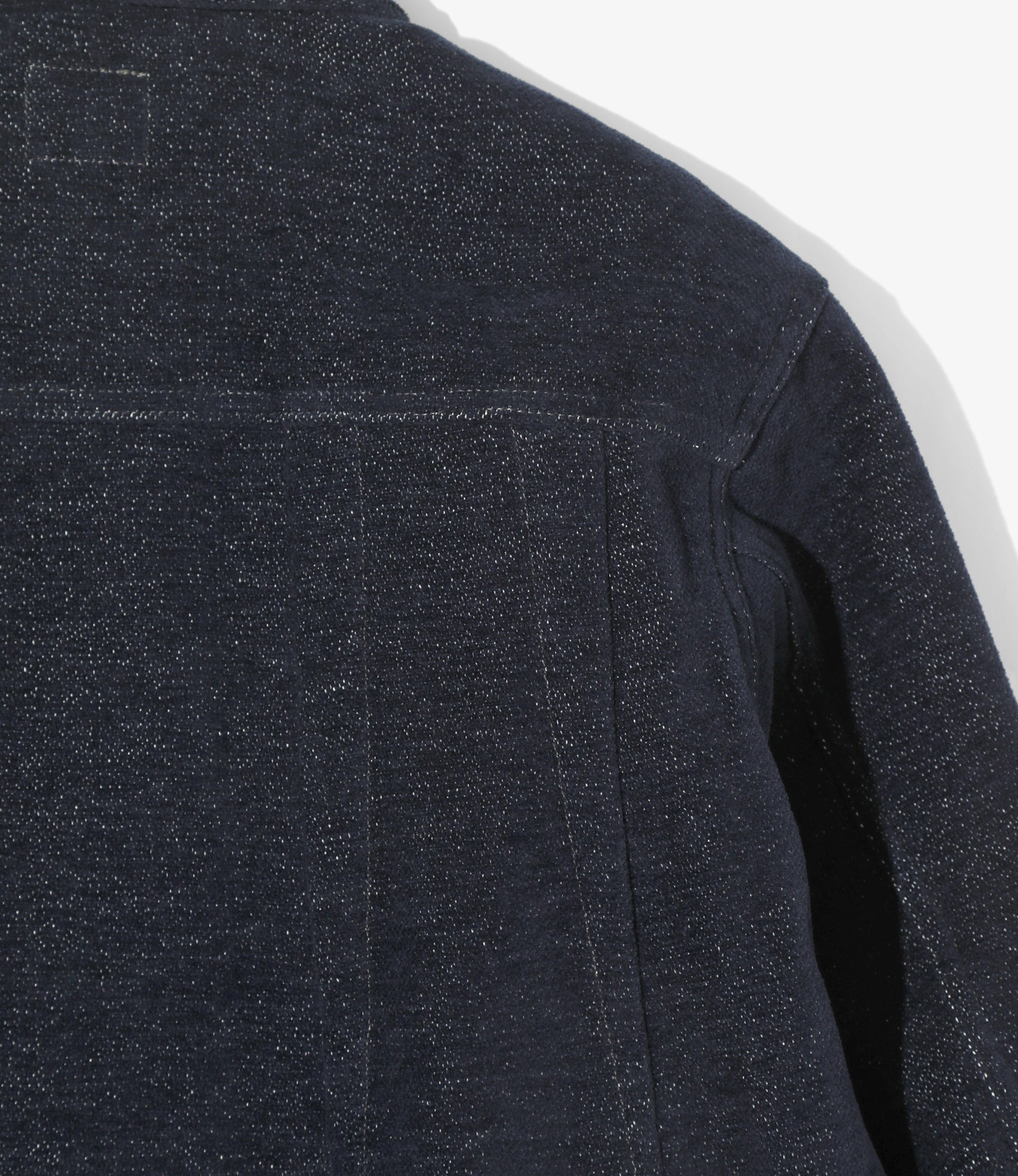 Women's Darts Jean Jacket - Navy - Cotton / Washi Chenille