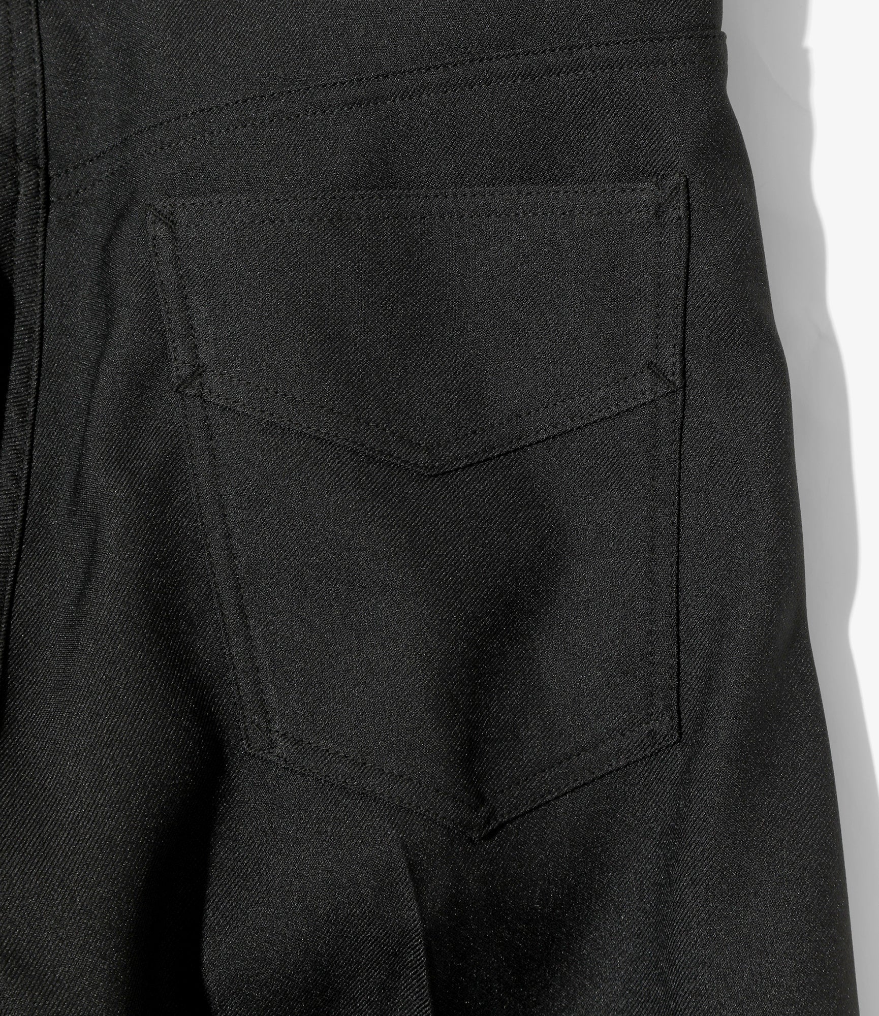 Straight Jean - Charcoal - Poly Twill