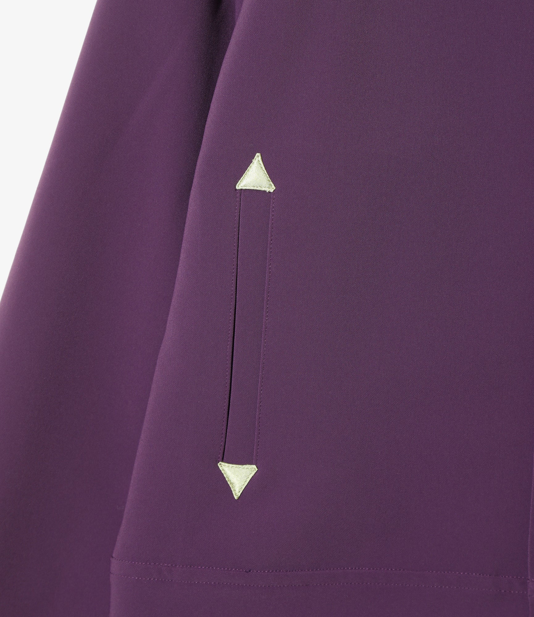 Piping Cowboy Jacket - Purple - Poly Double Cloth