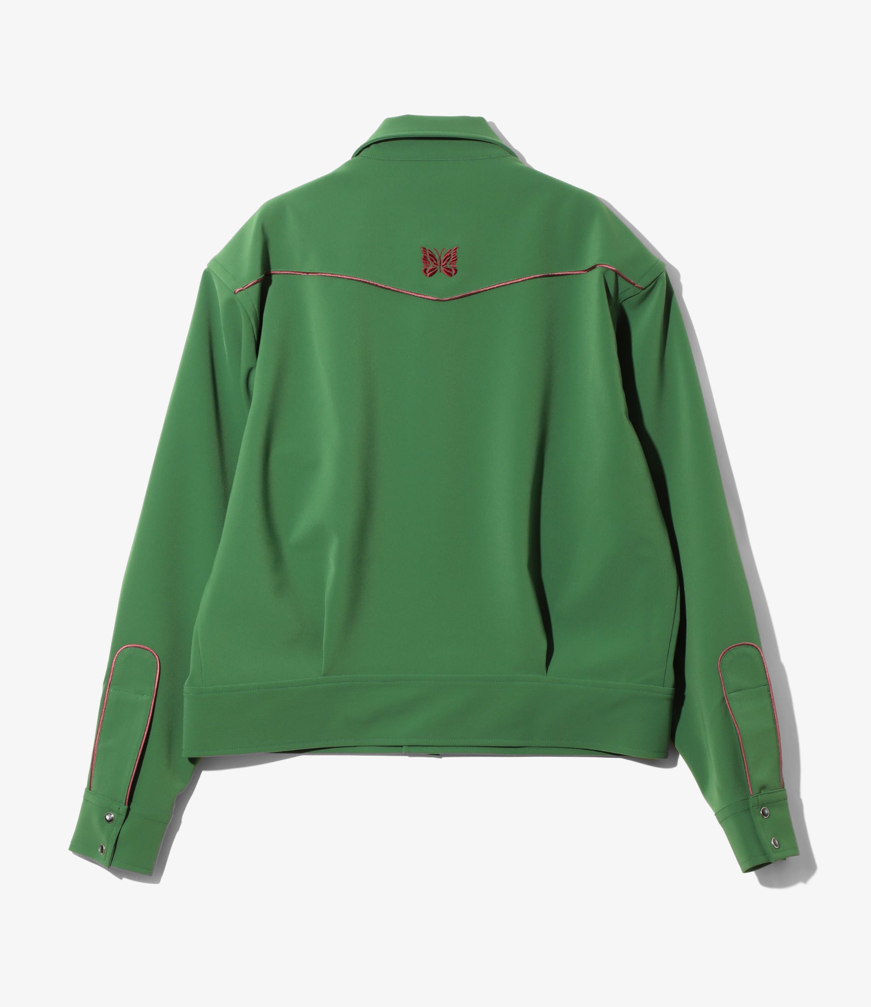 Needles - Piping Cowboy Jacket - Green - Poly Double Cloth