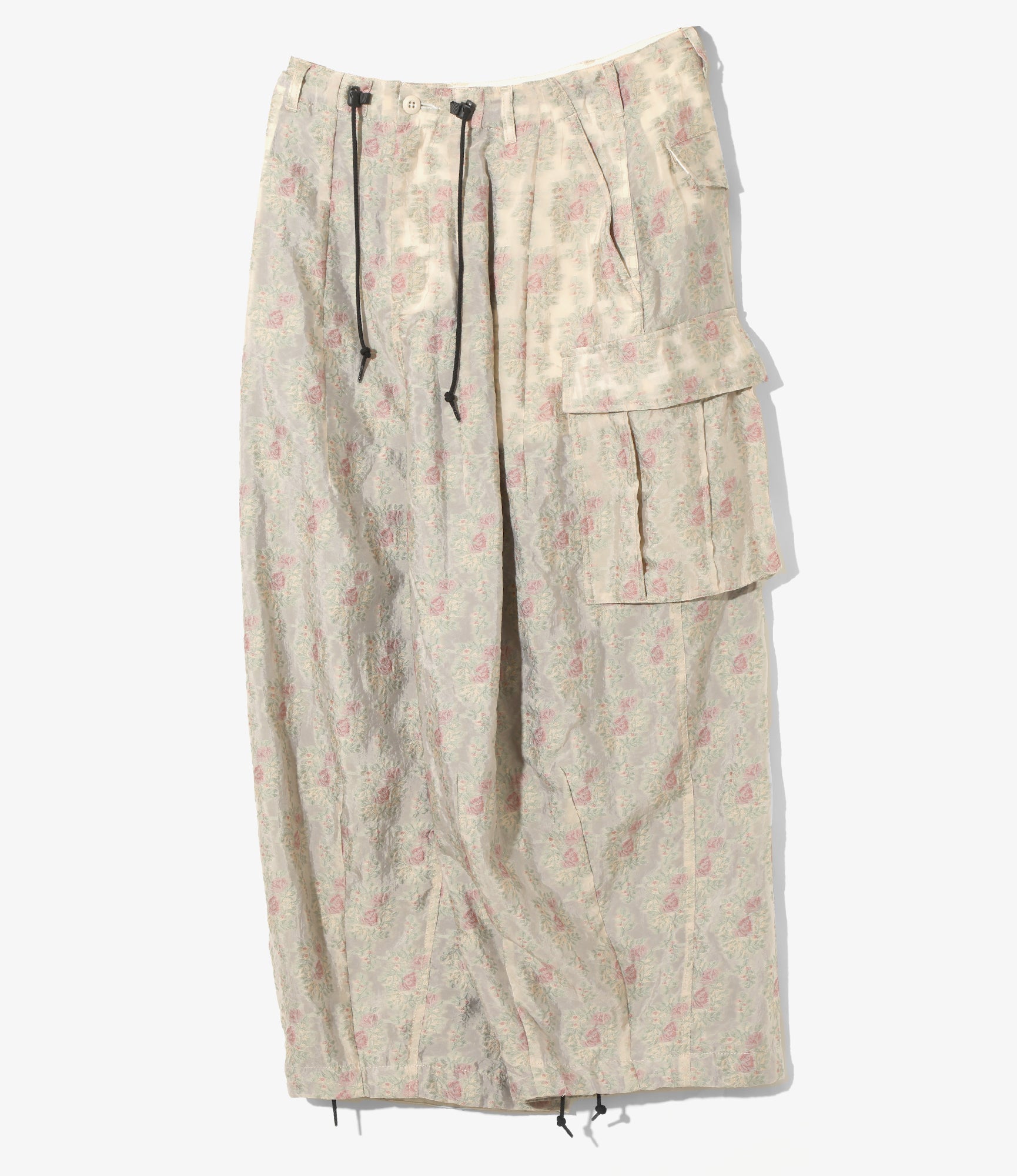 Women's H.D. BDU Pant - Beige - Floral Cut Jacquard