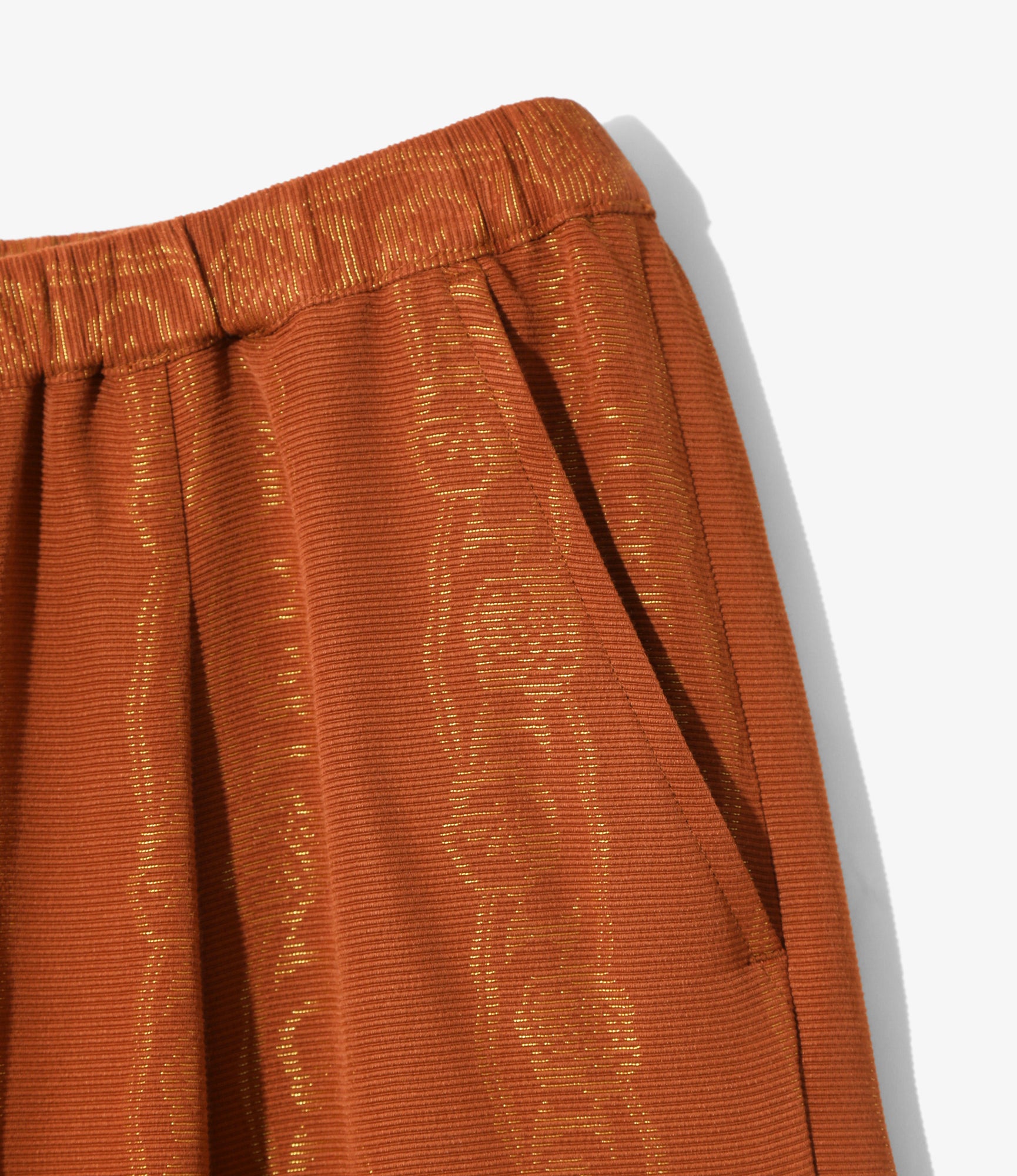 Women's String Buggy Pant - Rust - Abstract Jacquard