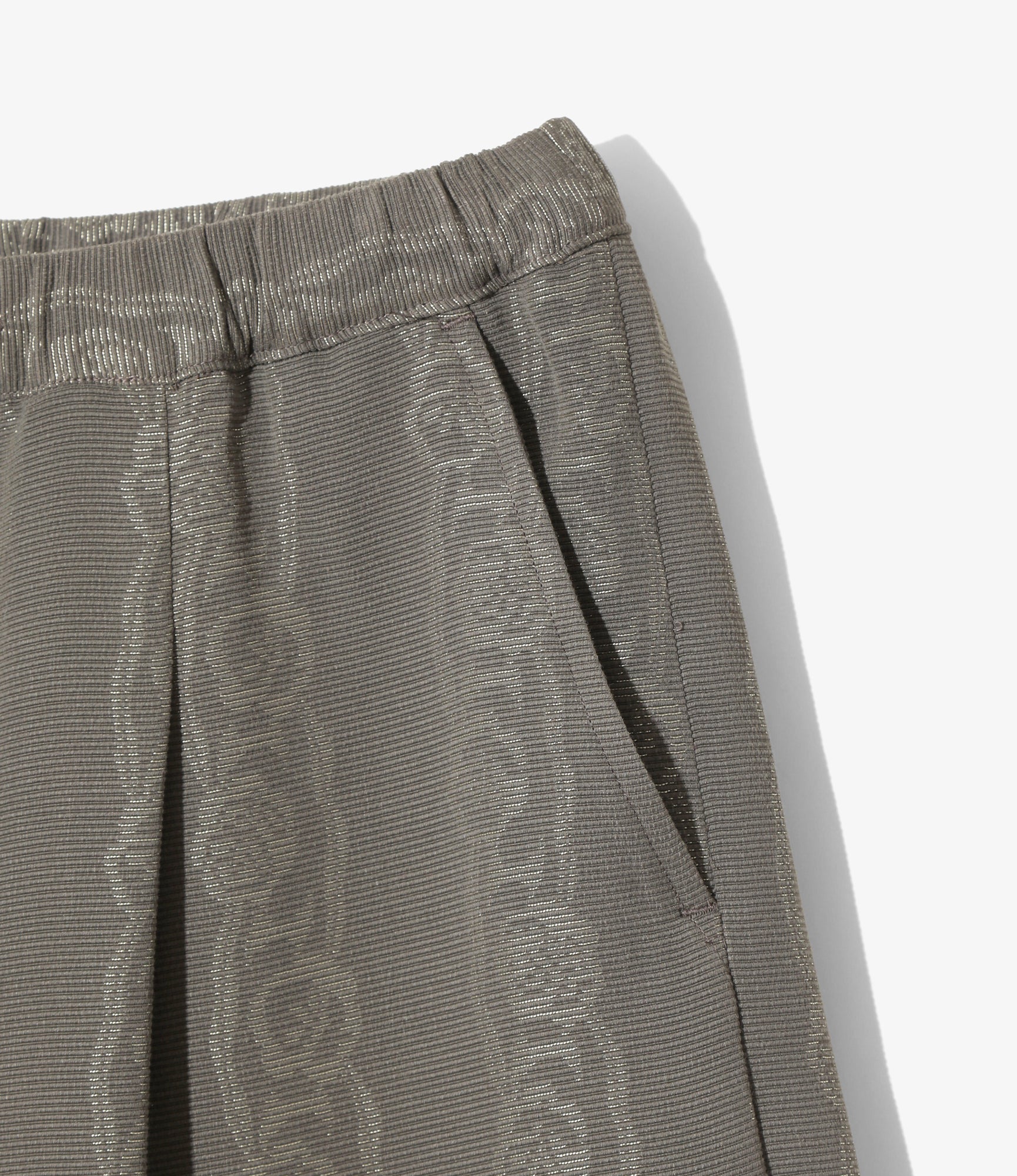 Women's String Buggy Pant- Grey - Abstract Jacquard
