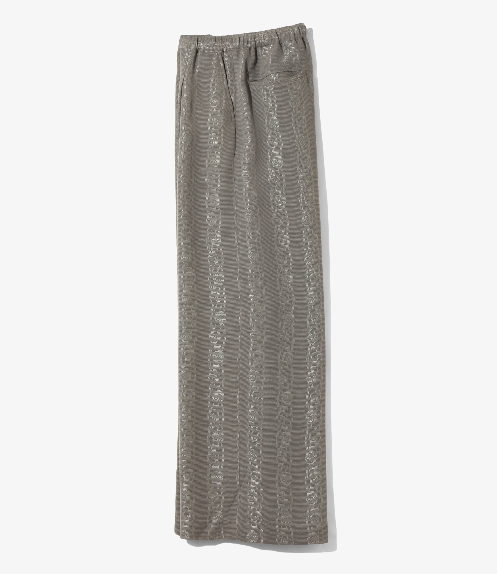 Women's String Buggy Pant- Grey - Abstract Jacquard