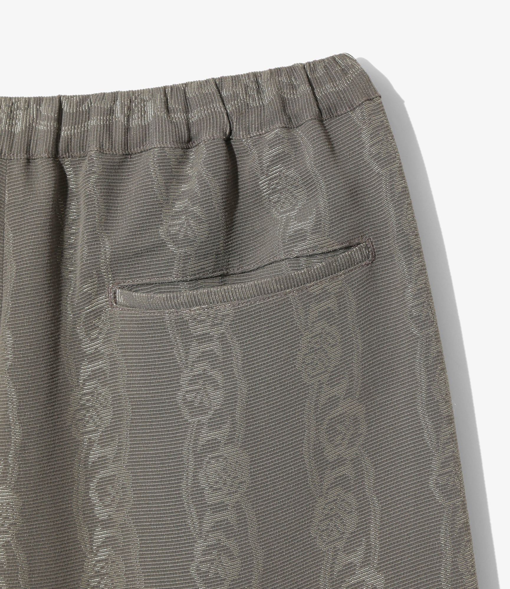 Women's String Buggy Pant- Grey - Abstract Jacquard