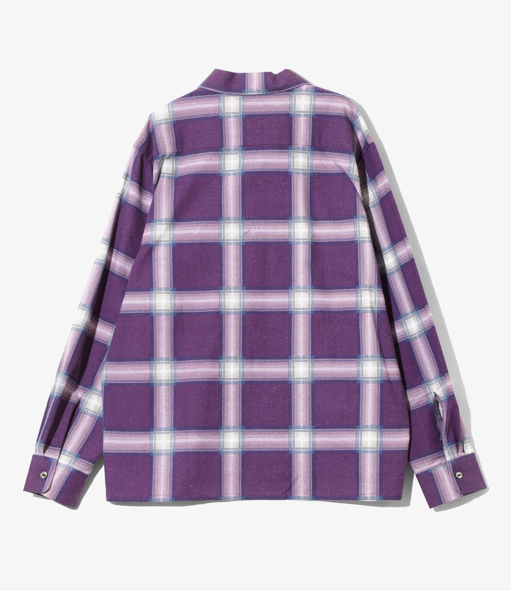 One-Up Shirt - Purple - Printed Flannel / Plaid