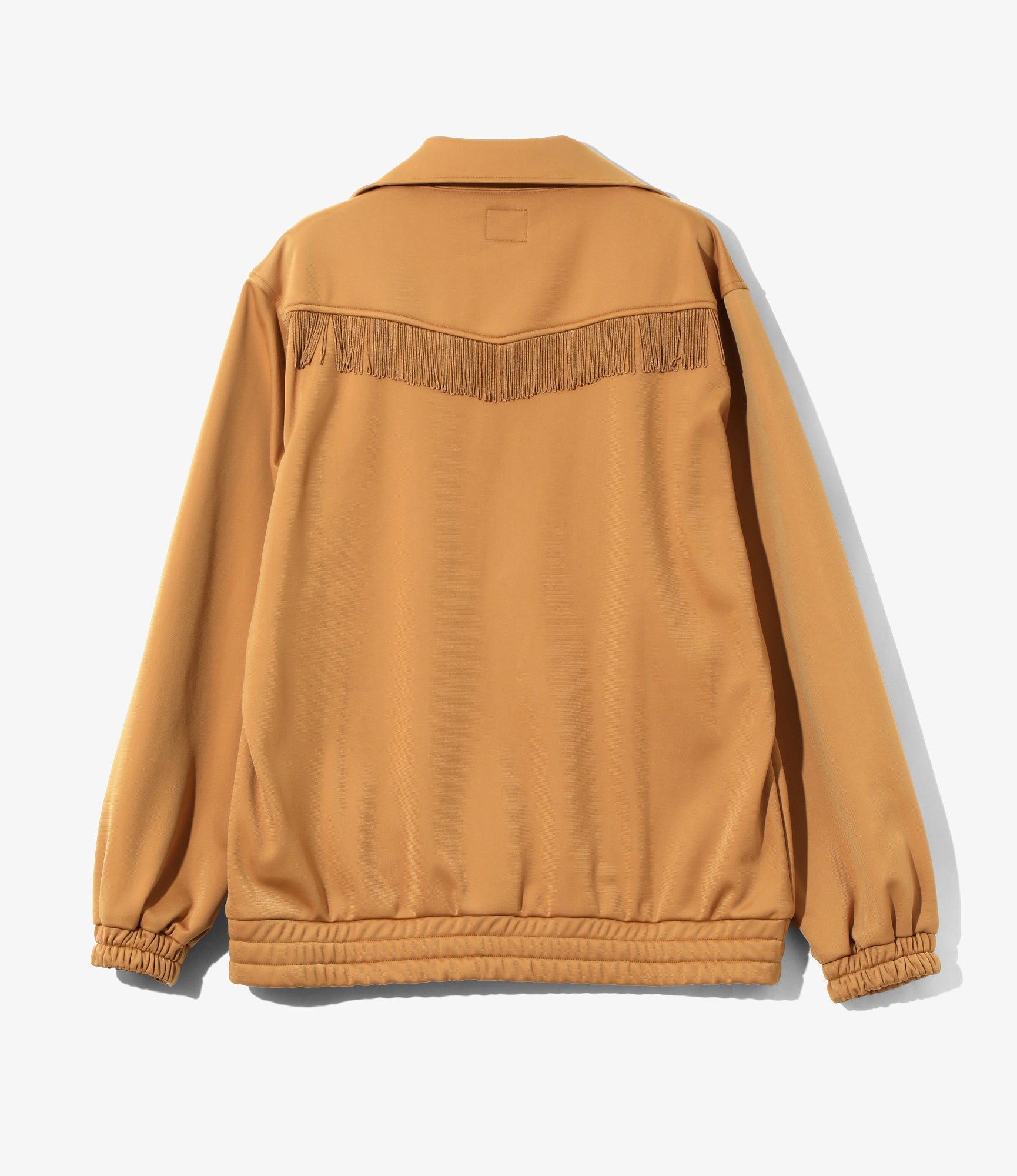 Fringe Track Jacket - Gold - Tricot Jersey