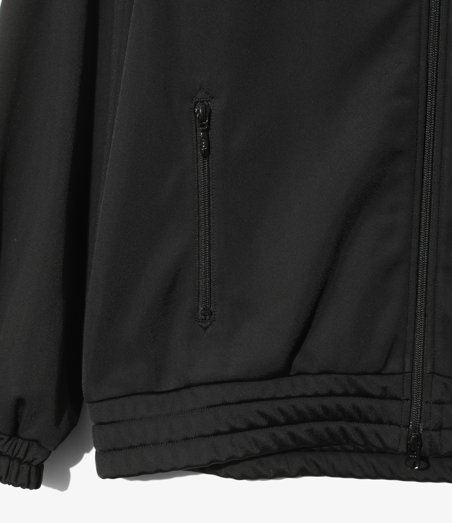 Needles - Fringe Track Jacket - Black - Tricot Jersey | Nepenthes